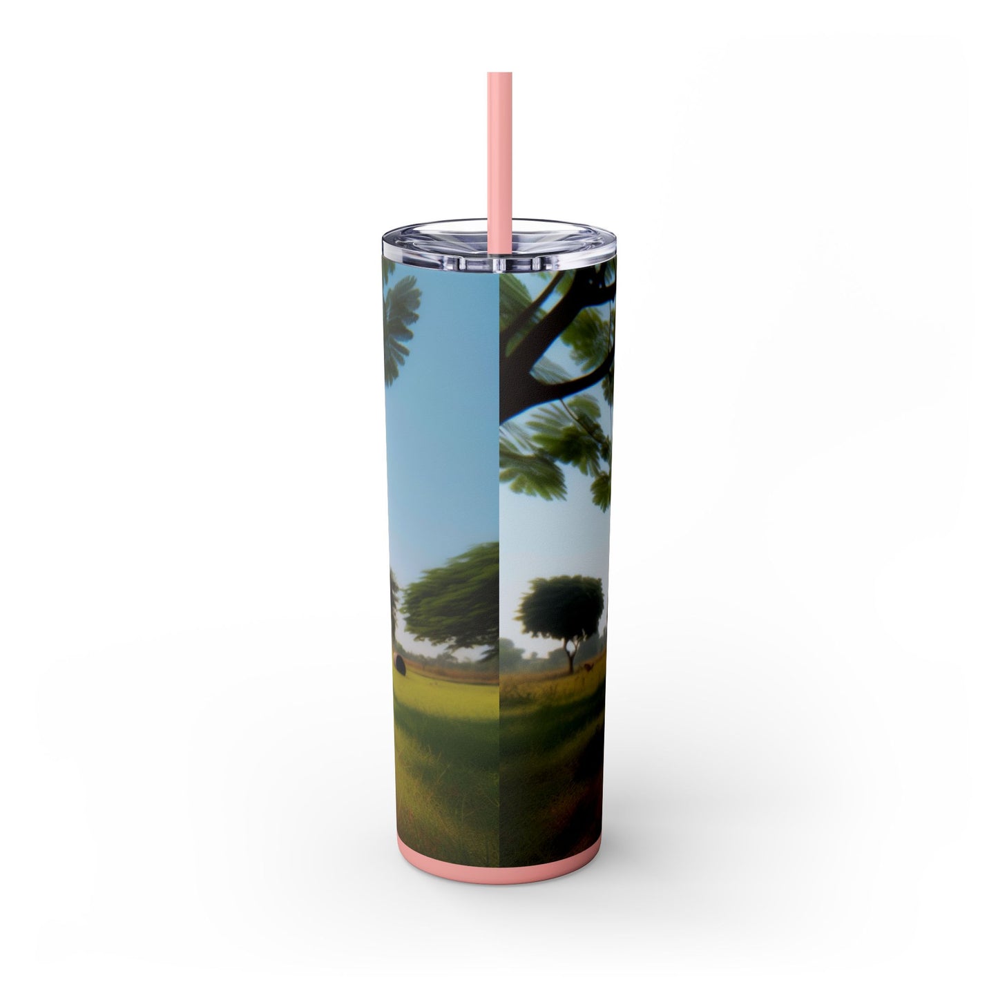 Indian Pariah Dog Tumbler with Straw, 20oz