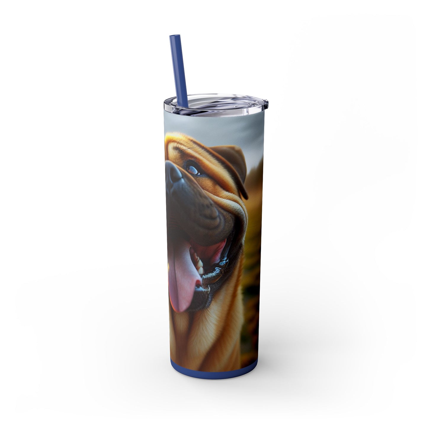 Bully Kutta Skinny Tumbler with Straw, 20oz