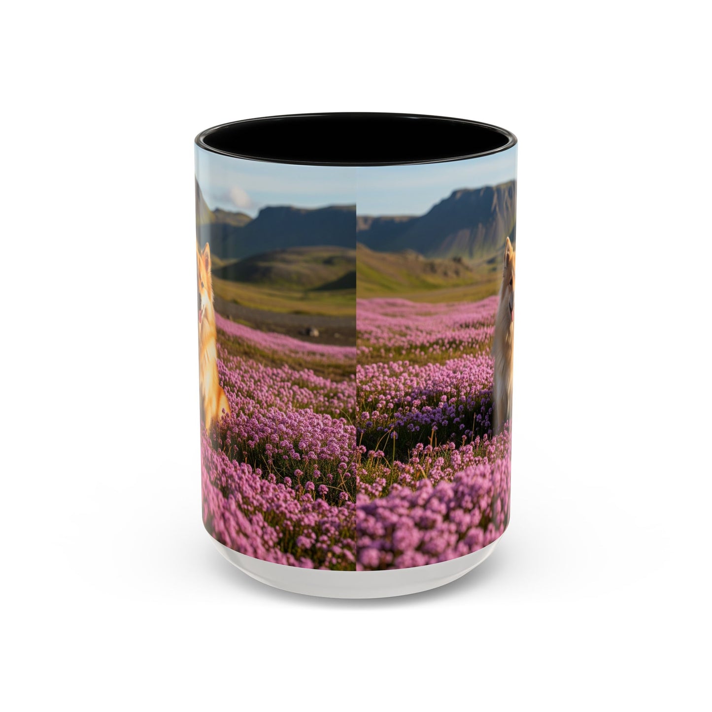 Icelandic Sheepdog Accent Coffee Mug - Perfect Gift for Dog Lovers