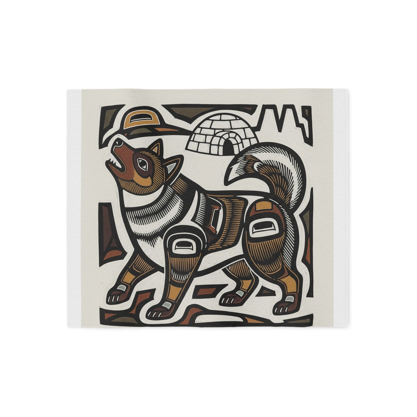 Canadian Eskimo Dog Sweatshirt Blanket