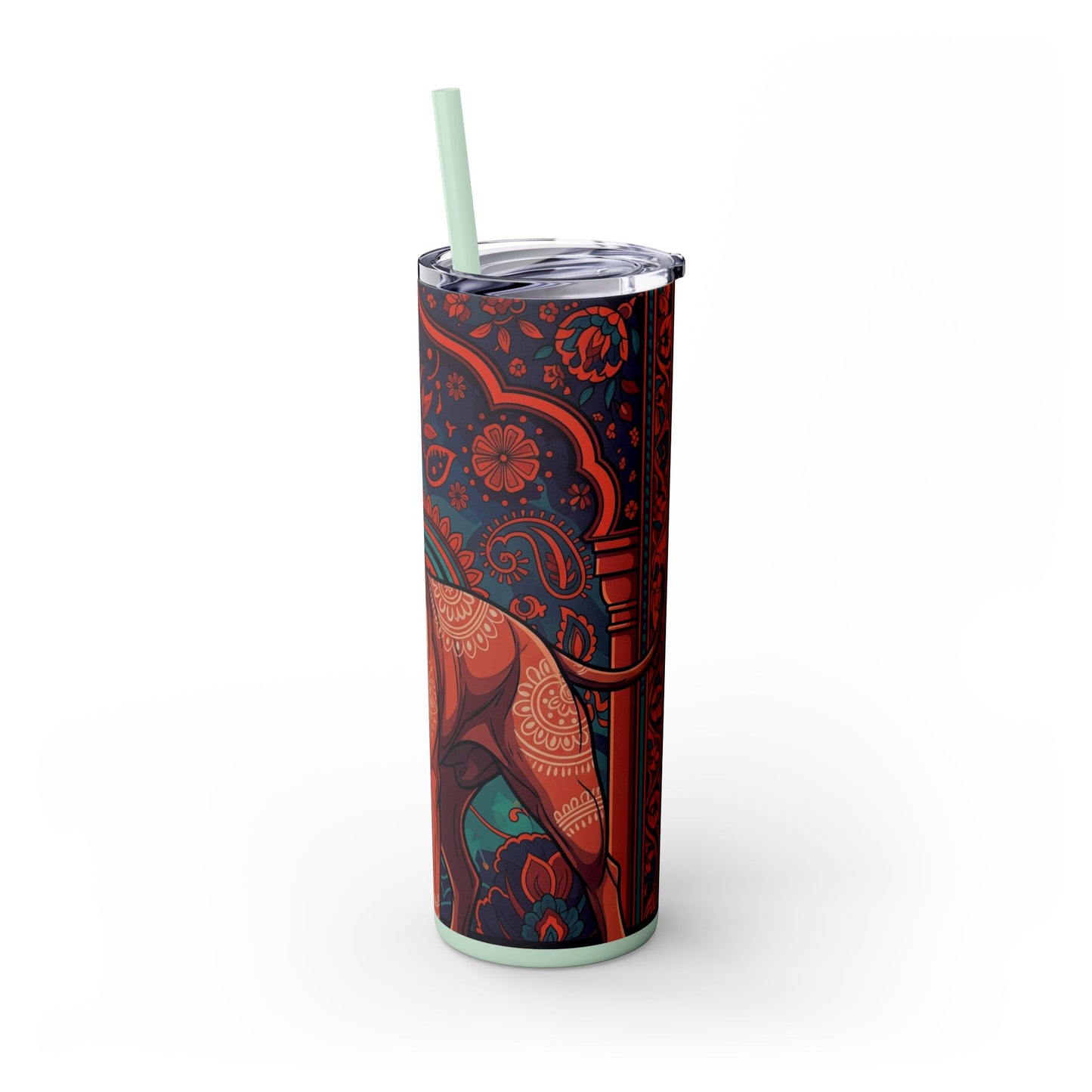 Bully Kutta Skinny Tumbler with Straw, 20oz