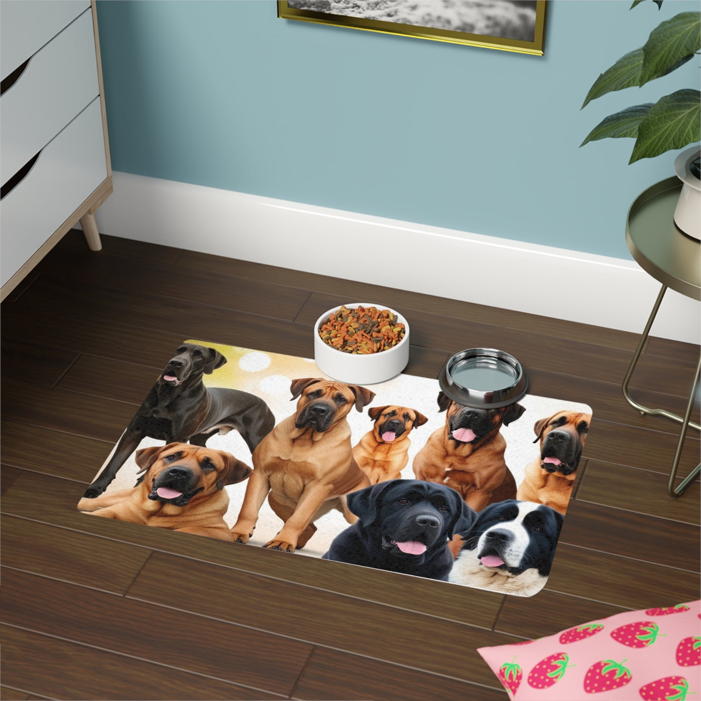 Pet Food Mat (12x18) - Big Dogs