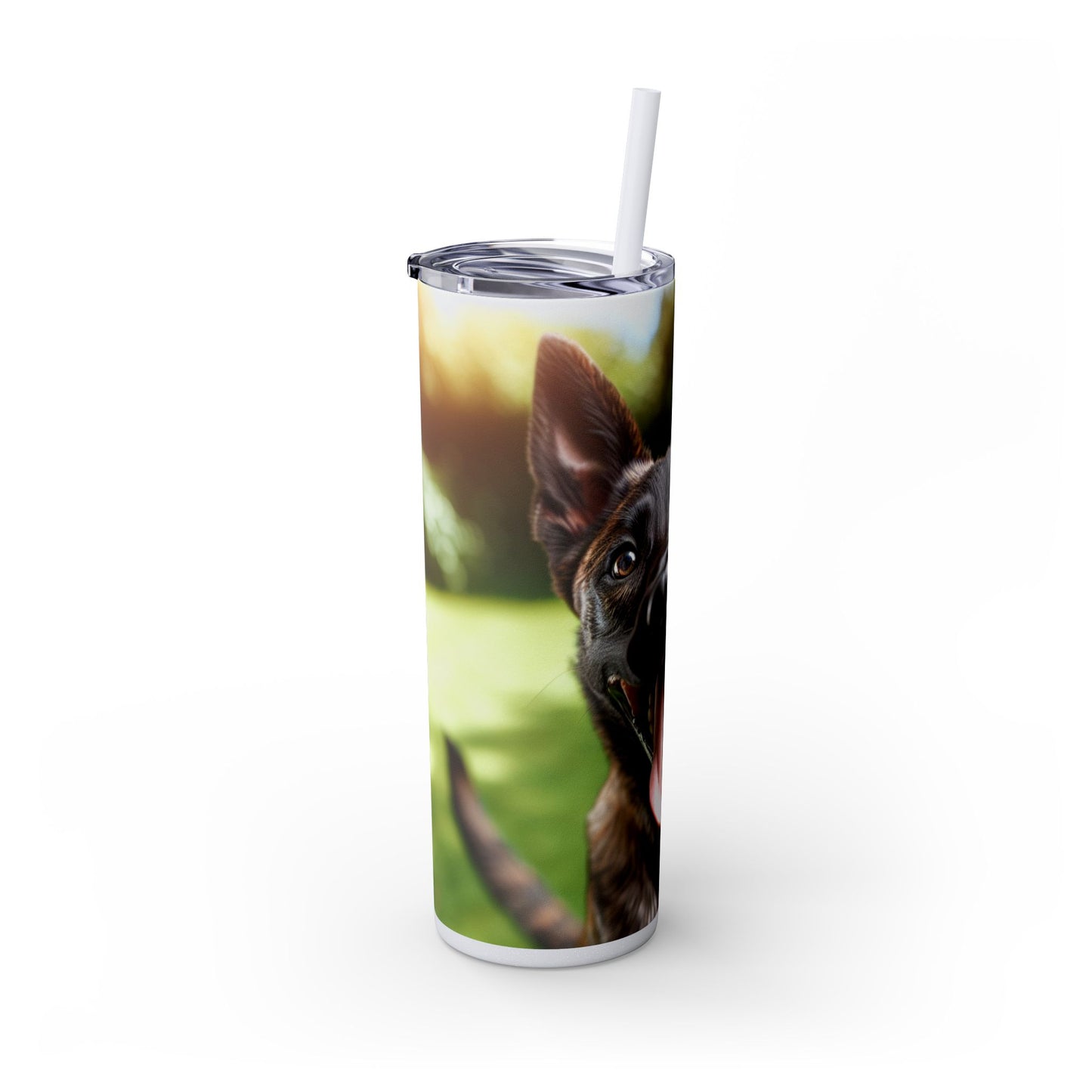 Dutch Shepherd Dog Tumbler with Straw, 20oz