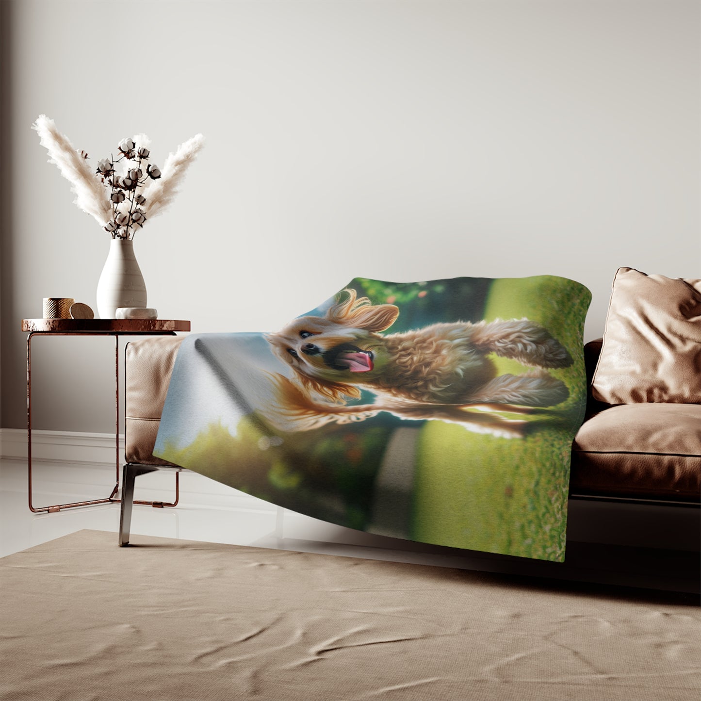 Cavoodle Sweatshirt Blanket