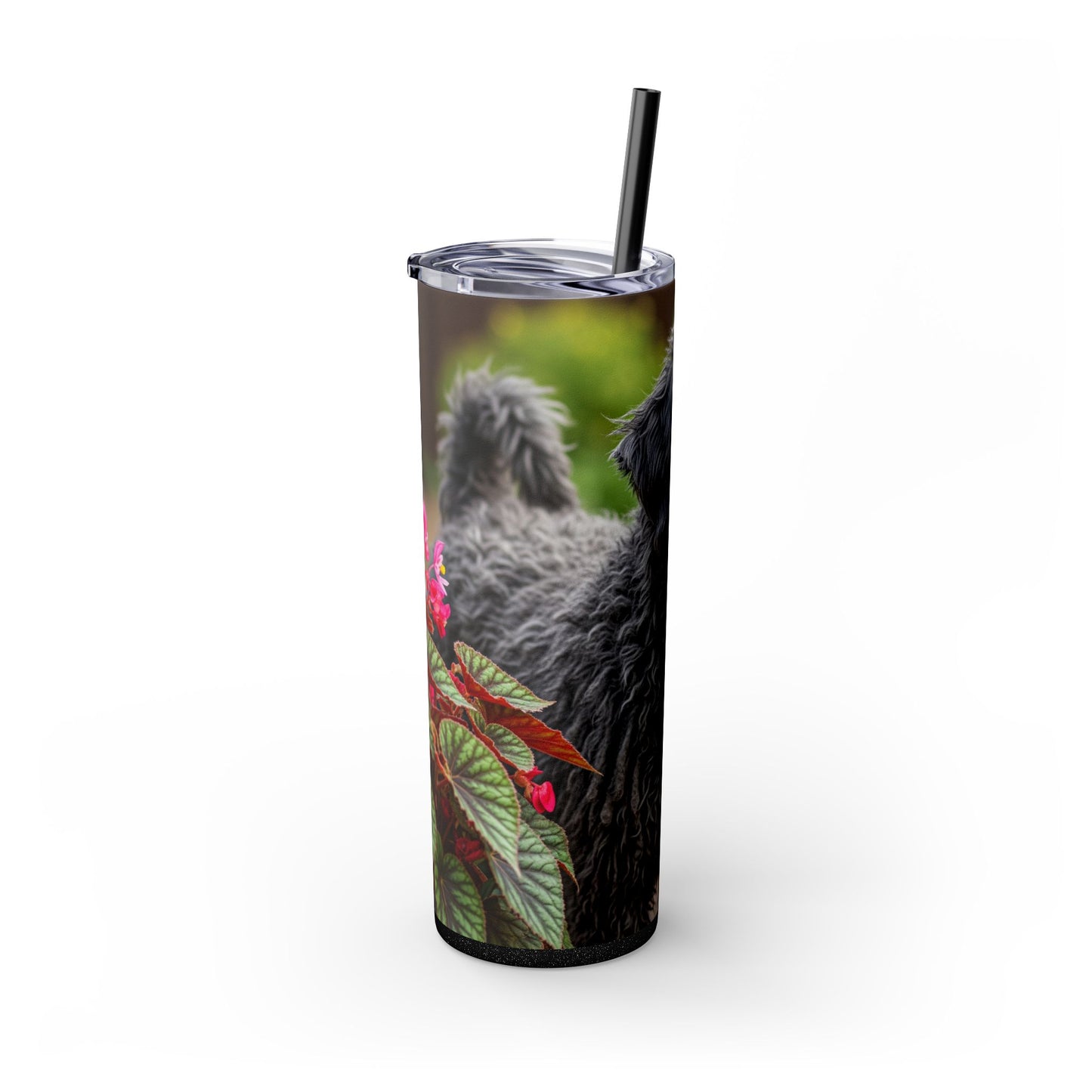 Puli Skinny Tumbler with Straw, 20oz