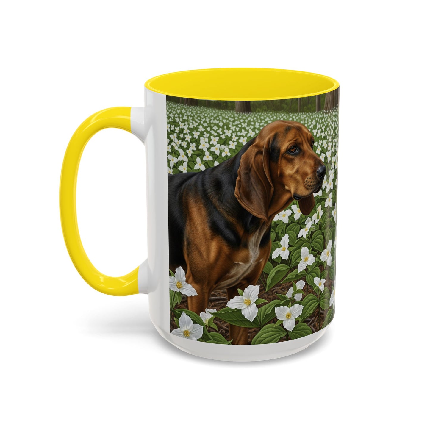 Treeing Walker Coonhound Accent Coffee Mug - Perfect Gift for Dog Lovers