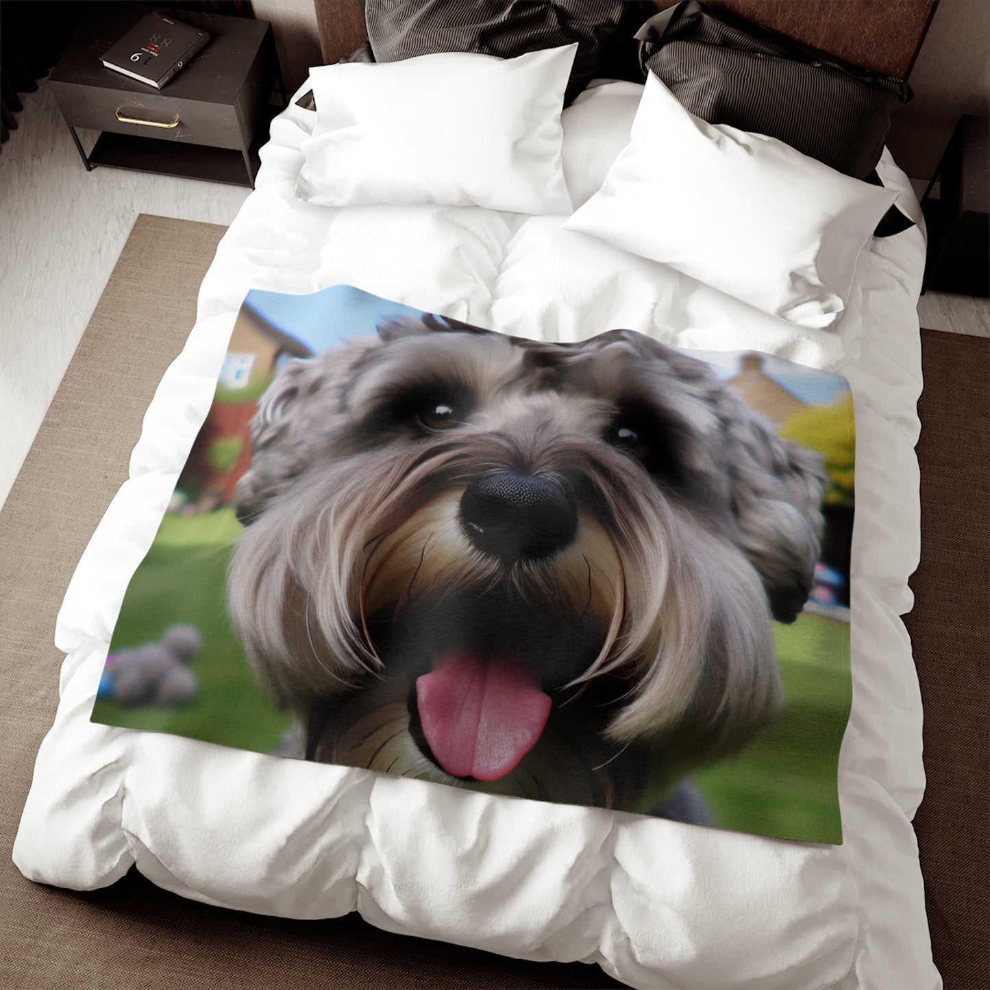Schnoodle Sweatshirt Blanket