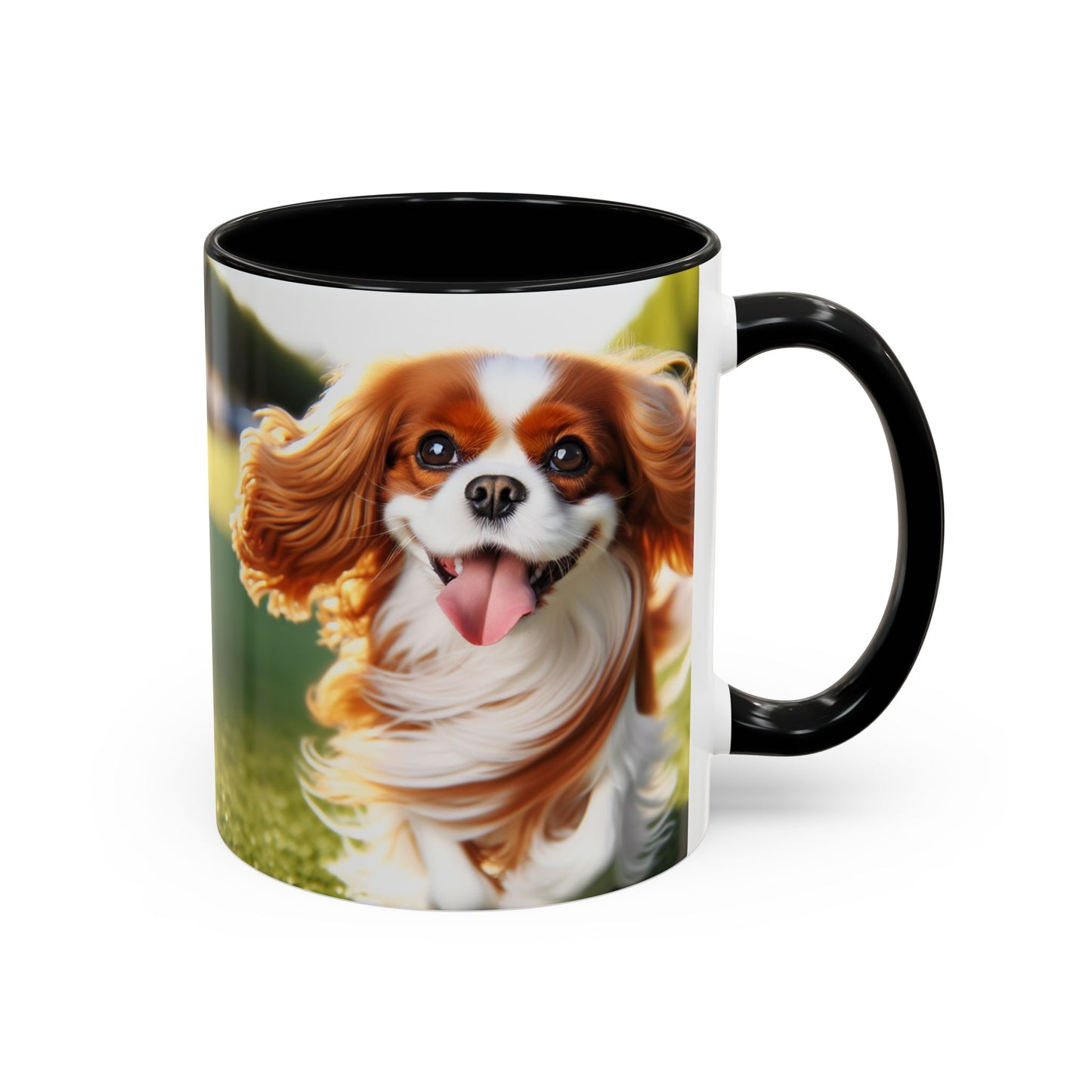 Cavalier King Charles Spaniel Accent Coffee Mug - Perfect Gift for Dog Lovers