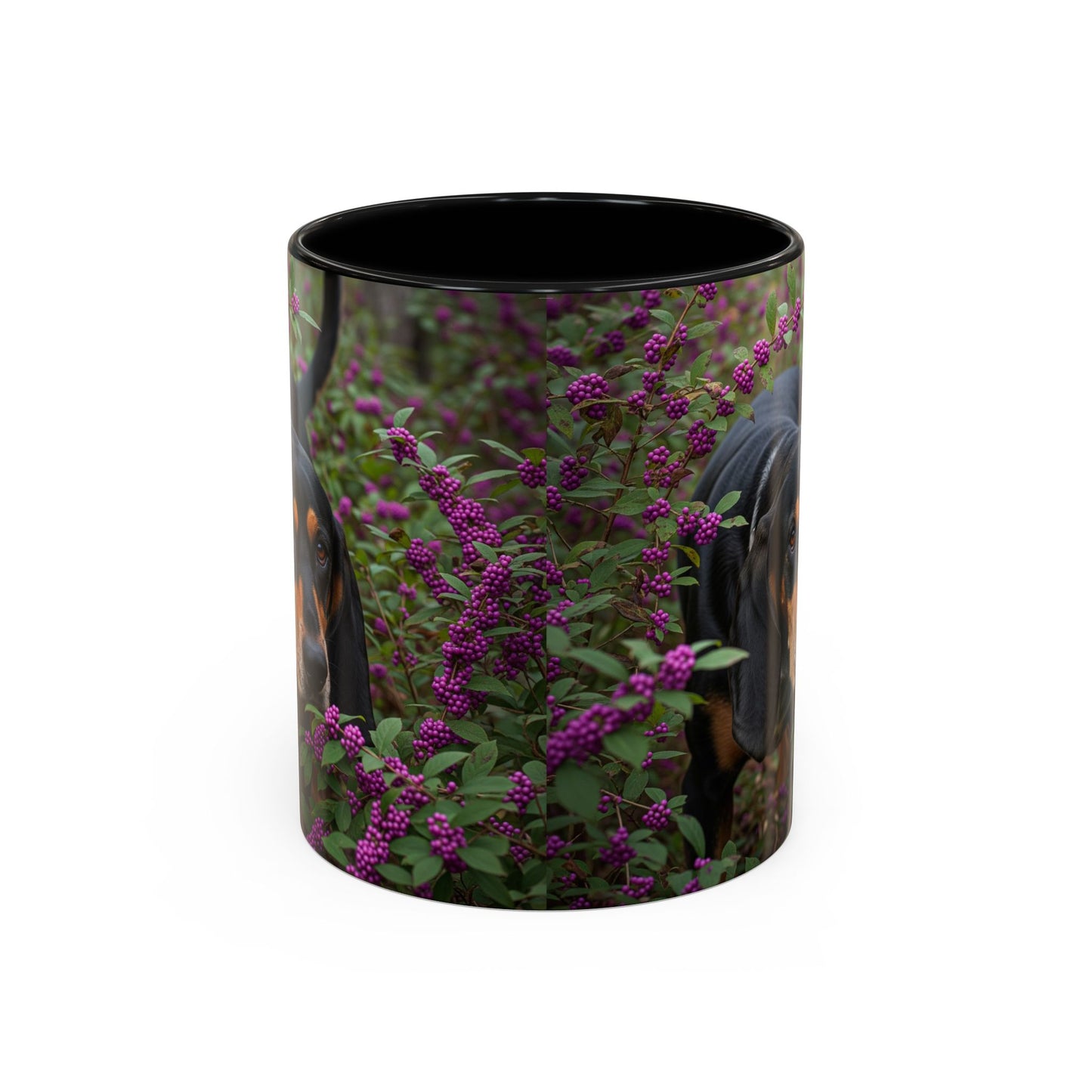 Black and Tan Coonhound Accent Coffee Mug - Perfect Gift for Dog Lovers