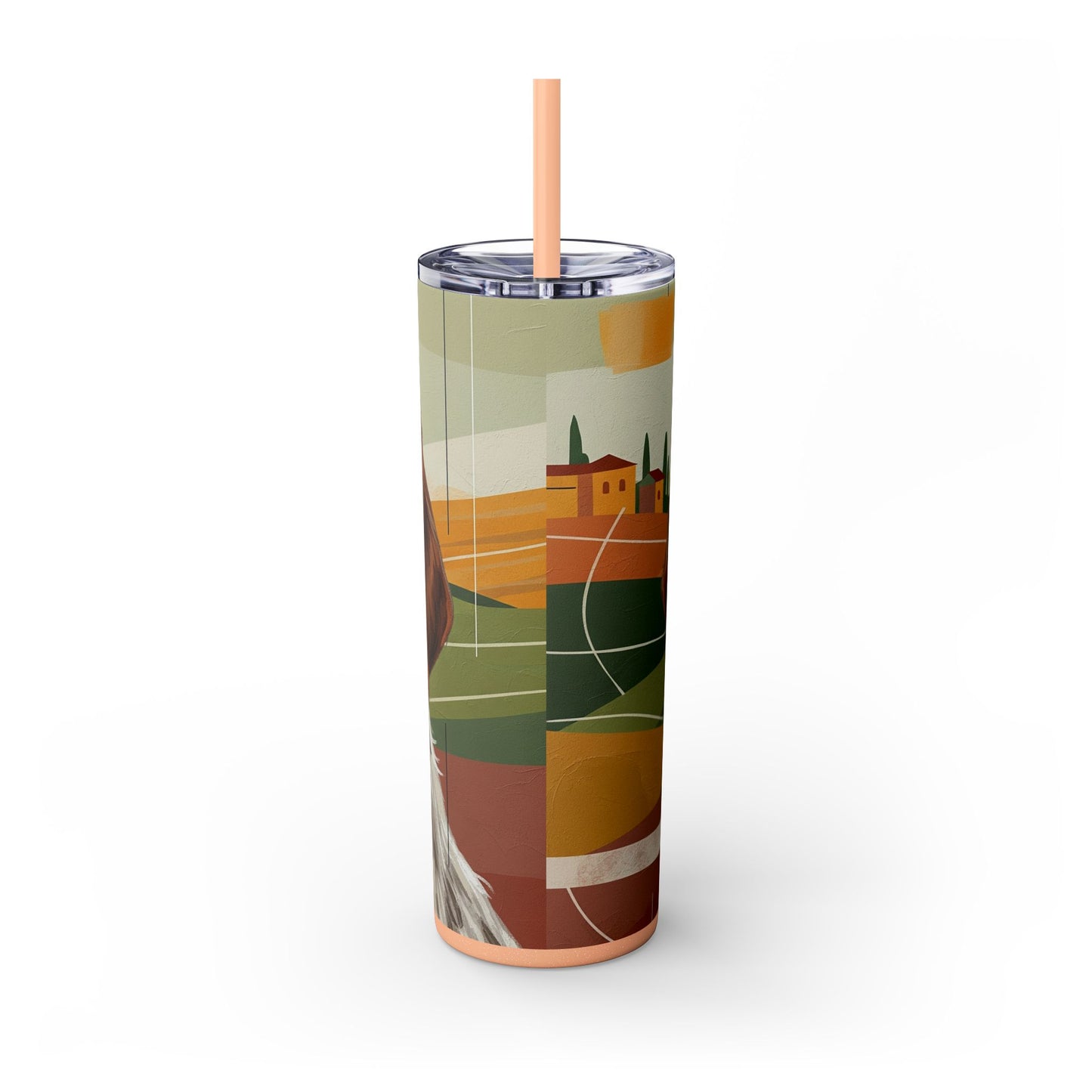 Spinone Italiano Tumbler with Straw, 20oz