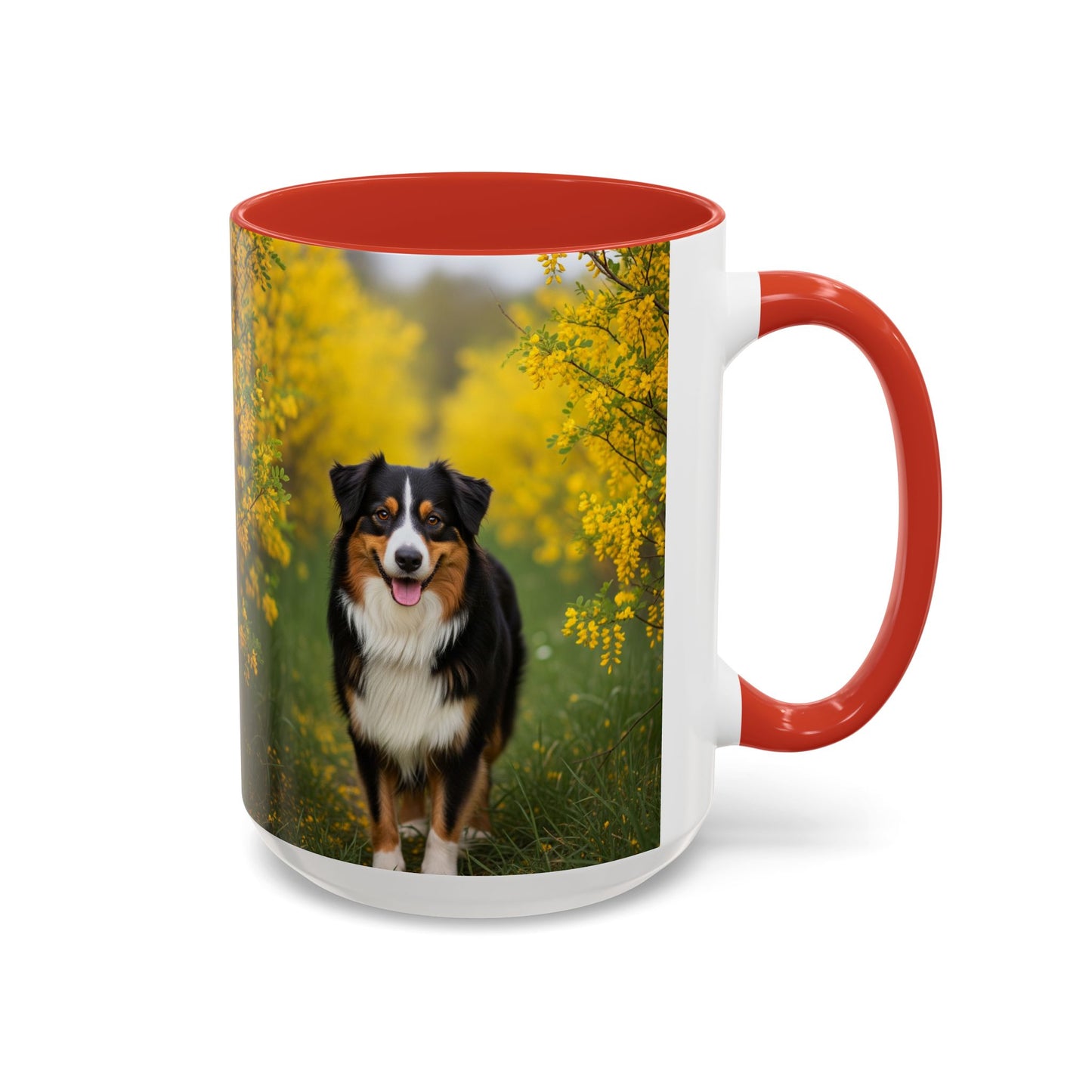 Australian Shepherd Accent Coffee Mug - Perfect Gift for Dog Lovers