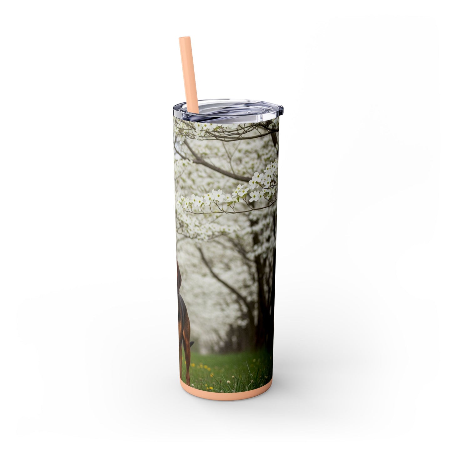 Plott Hound Tumbler with Straw, 20oz