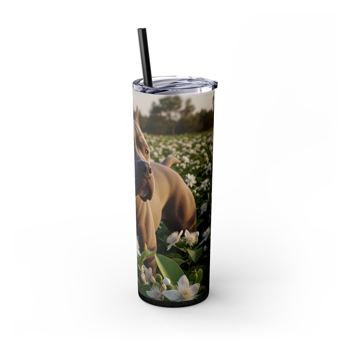 Bully Kutta Skinny Tumbler with Straw, 20oz