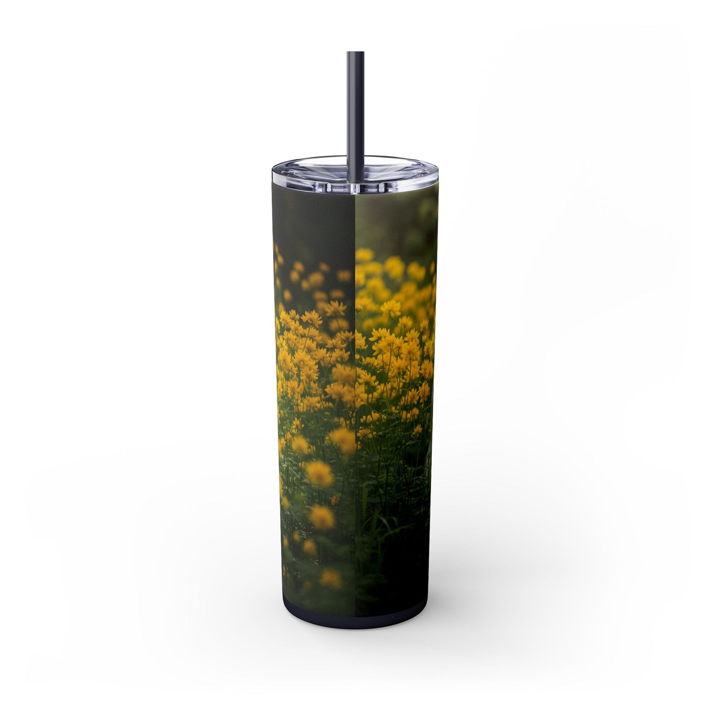 English Setter Skinny Tumbler with Straw, 20oz