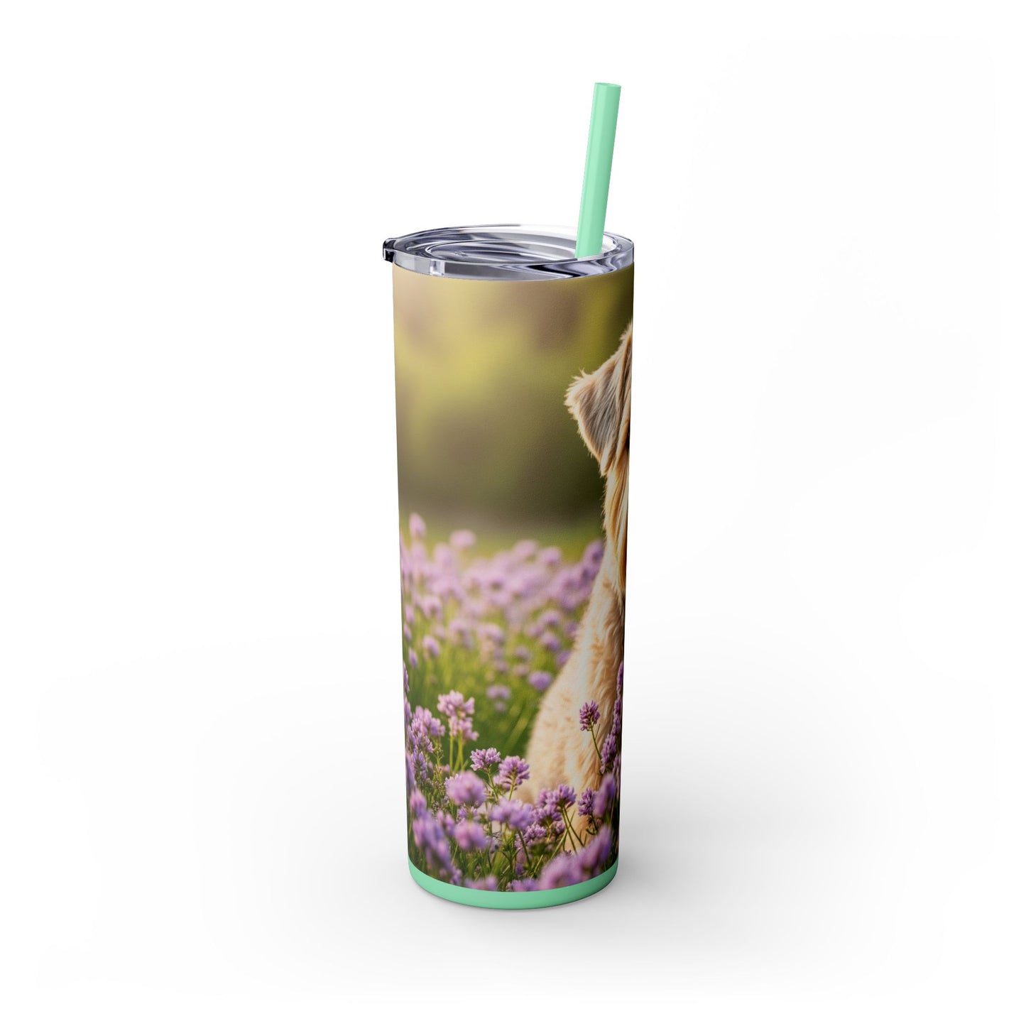 Soft Coated Wheaten Terrier Tumbler with Straw, 20oz