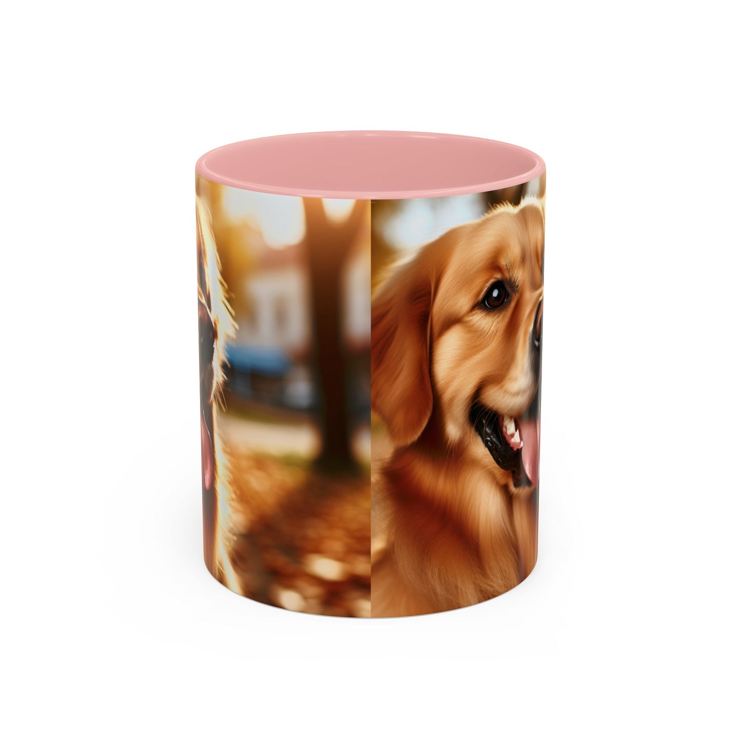 Golden Retriever Accent Coffee Mug - Perfect Gift for Dog Lovers
