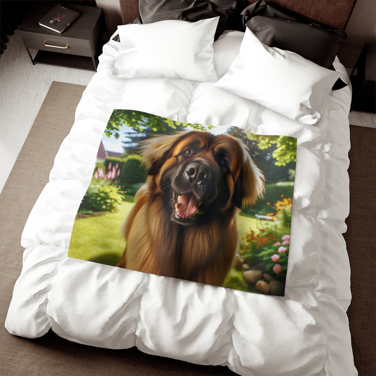 Leonberger Sweatshirt Blanket