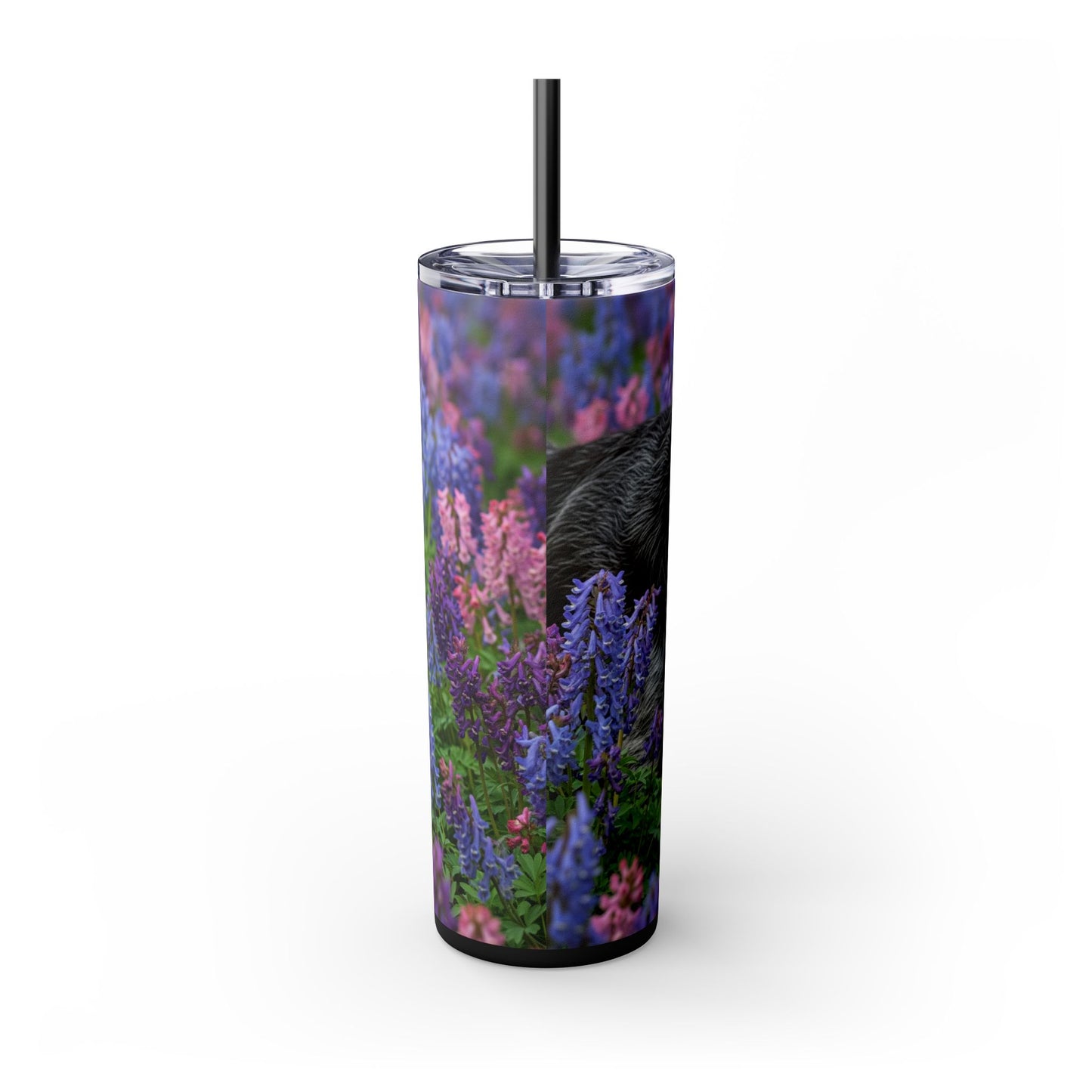 Wirehaired Slovakian Pointer Skinny Tumbler with Straw, 20oz