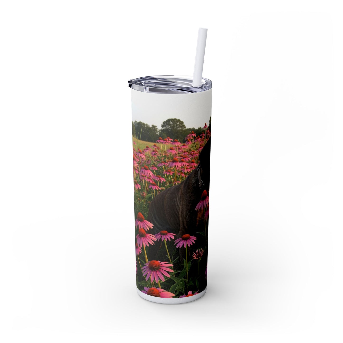 Treeing Tennessee Brindle Tumbler with Straw, 20oz