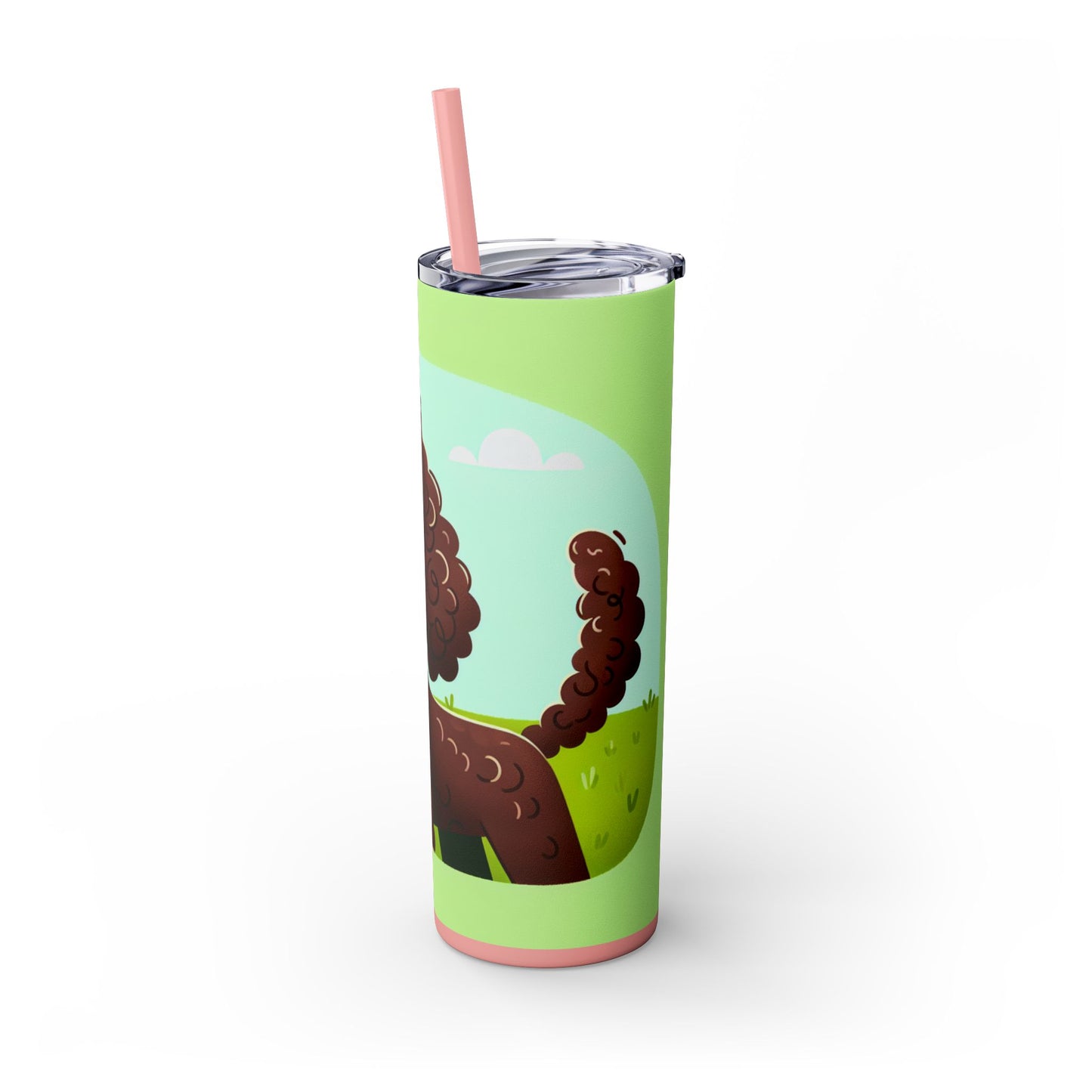 Irish Water Spaniel Tumbler with Straw, 20oz