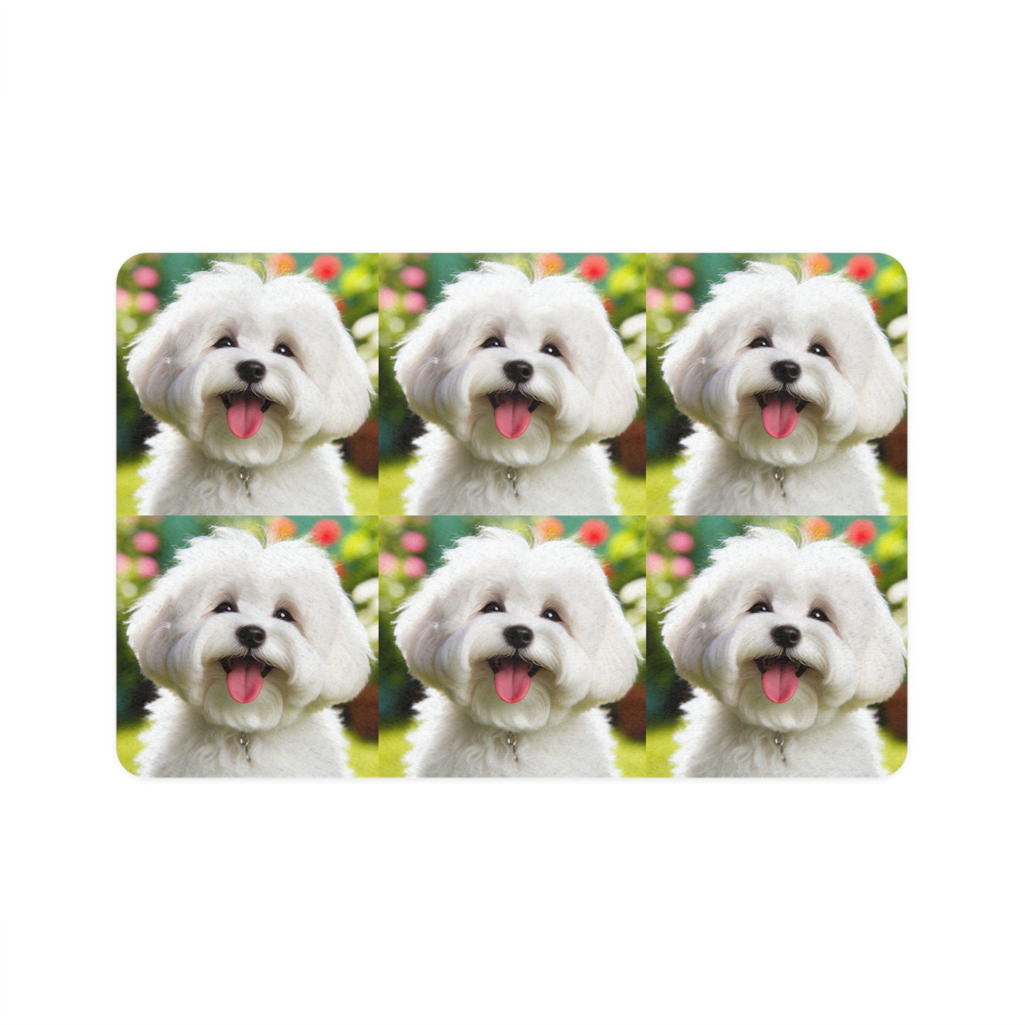 Pet Food Mat (12x18) - Coton de Tulear