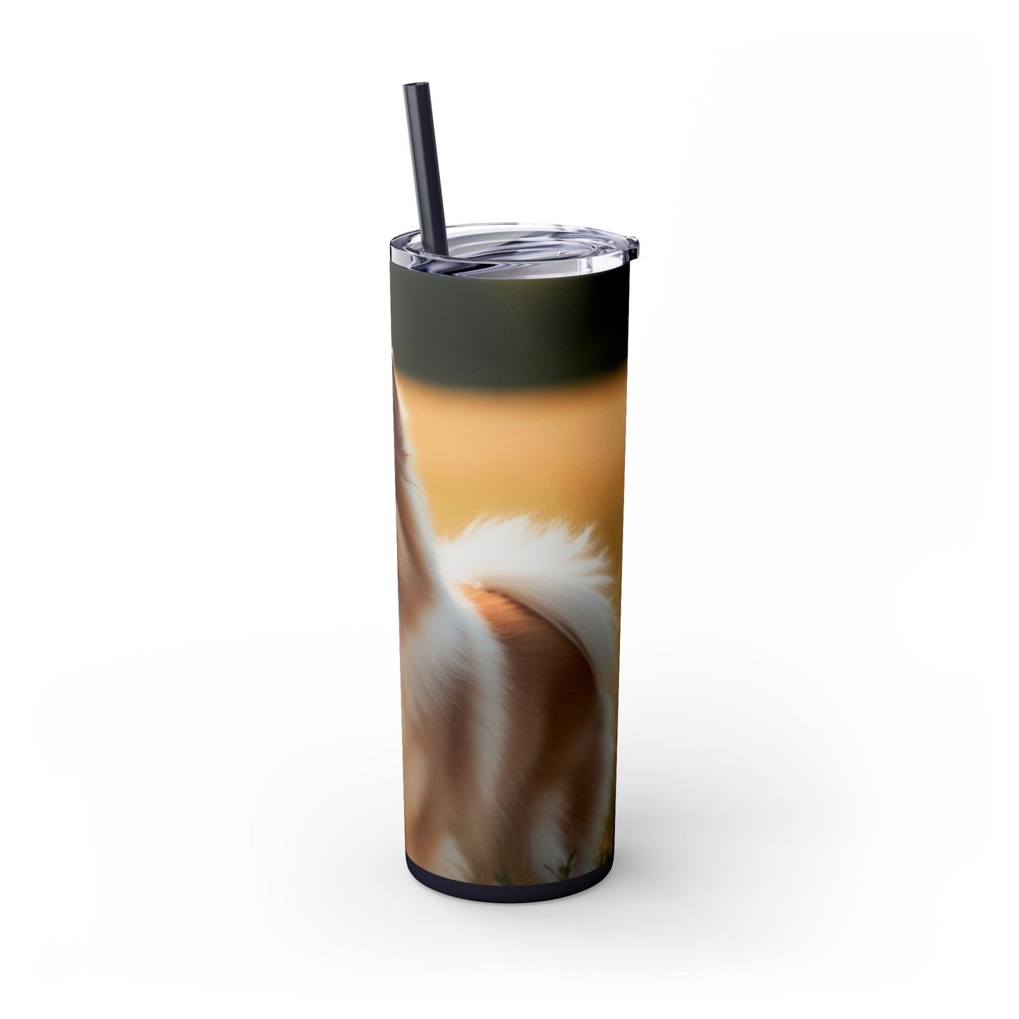 Keeshond Tumbler with Straw, 20oz