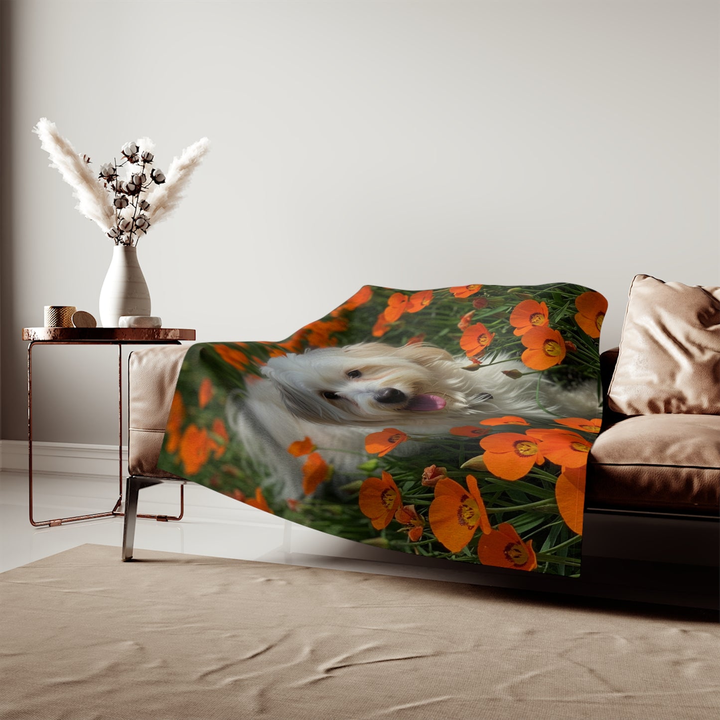 Havanese Sweatshirt Blanket