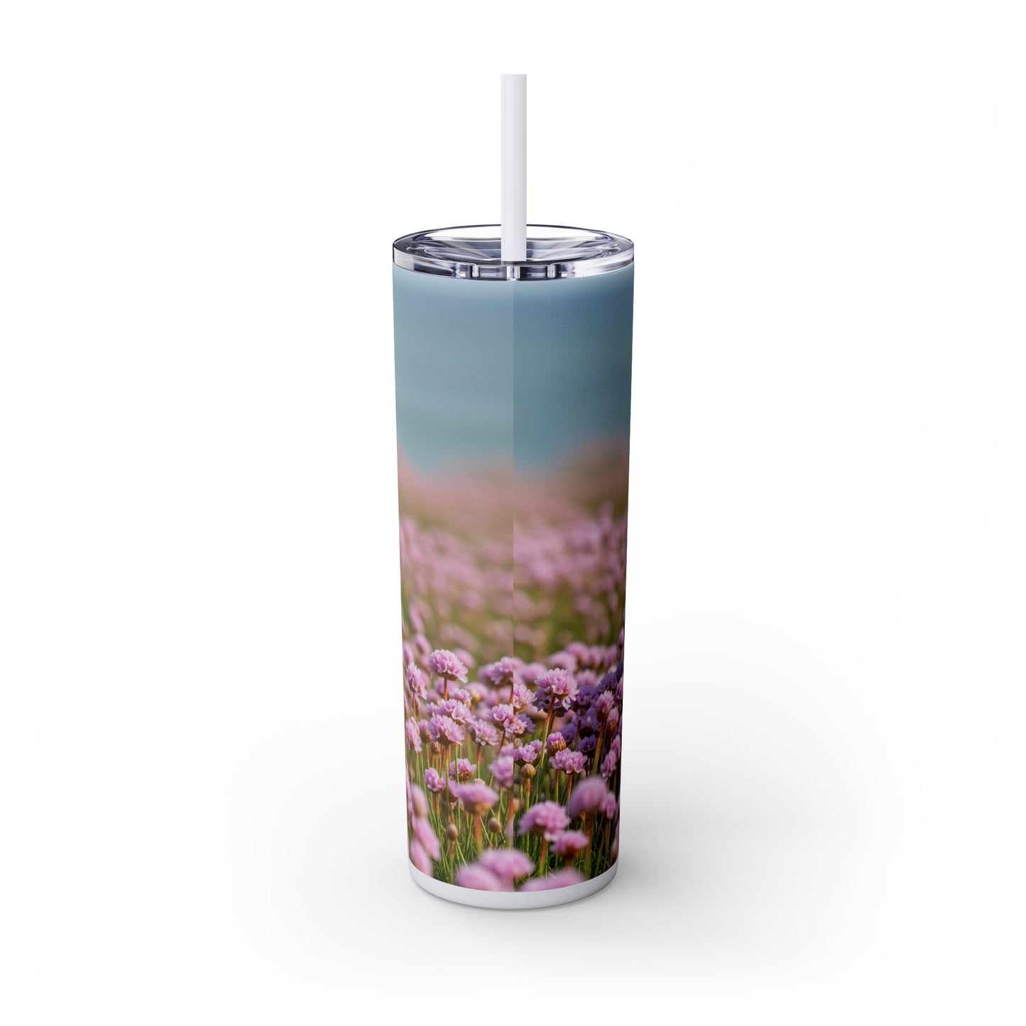 Basset Fauve de Bretagne Skinny Tumbler with Straw, 20oz