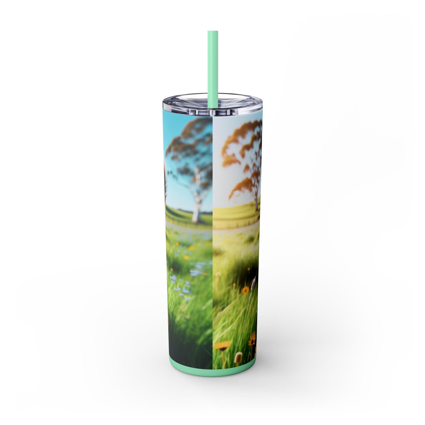 Australian Kelpie Tumbler with Straw, 20oz