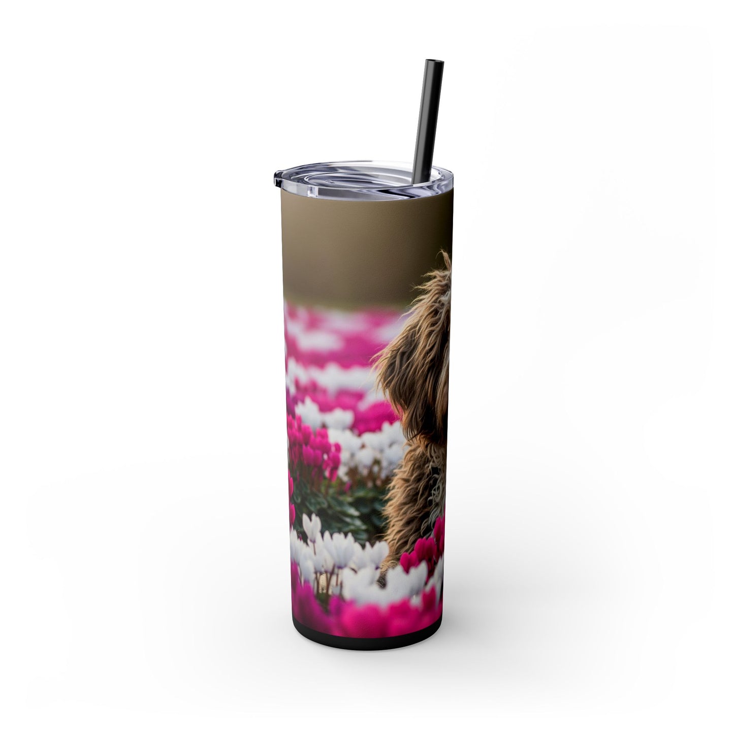 Bergamasco Sheepdog Tumbler with Straw, 20oz