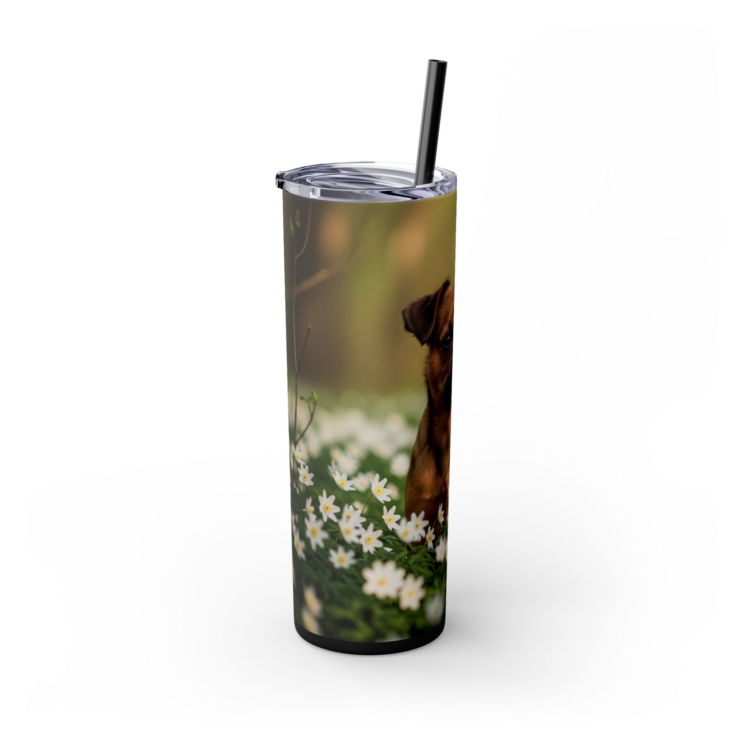 Brussels Griffon Tumbler with Straw, 20oz