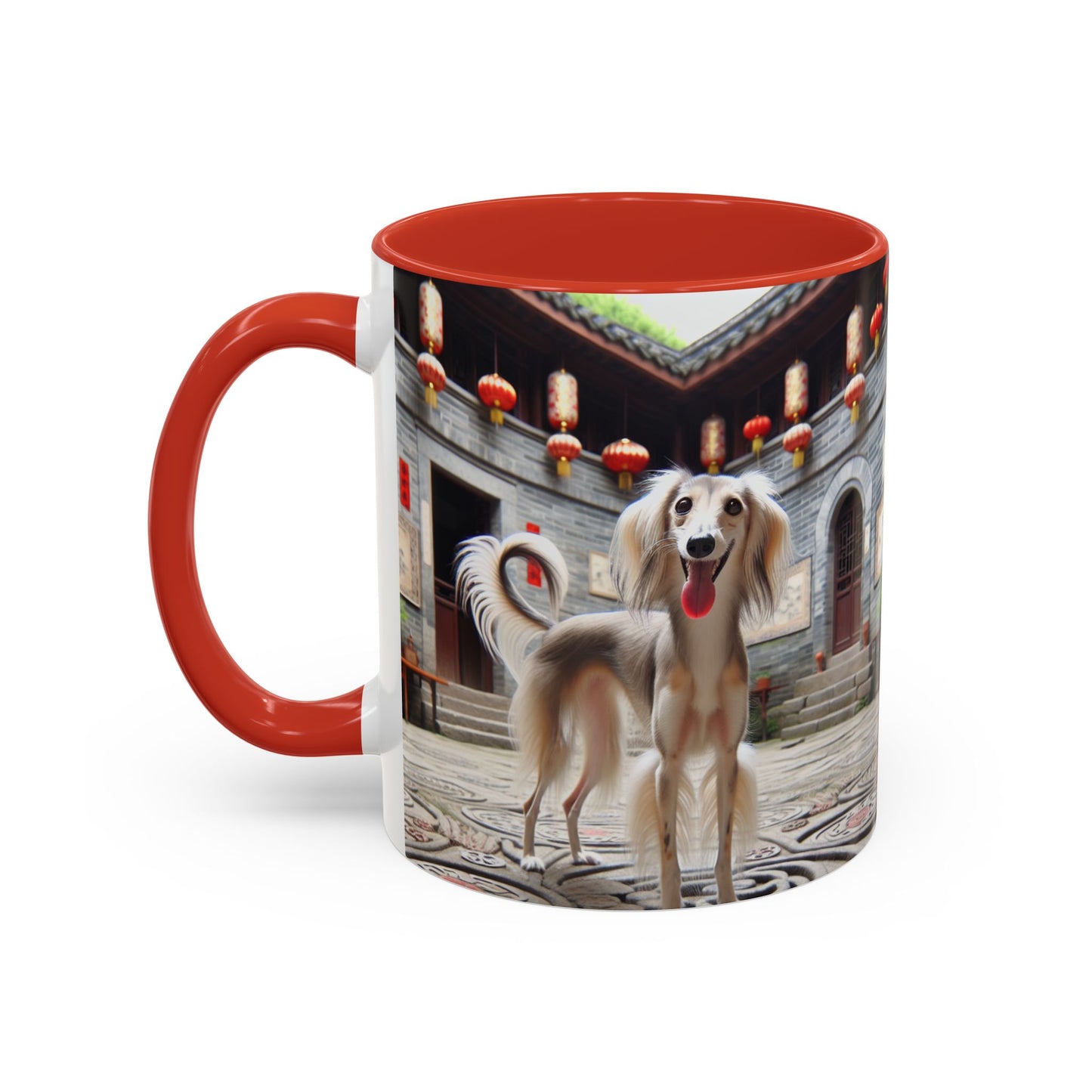 Chinese Saluki Accent Coffee Mug - Perfect Gift for Dog Lovers