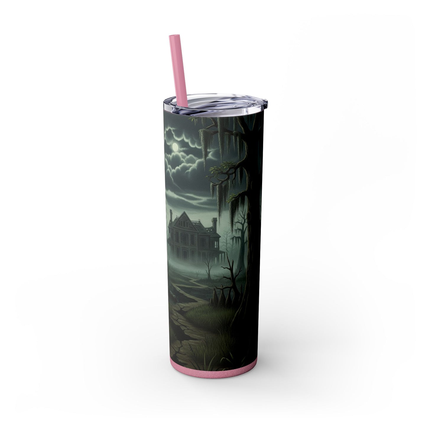 Bloodhound Skinny Tumbler with Straw, 20oz
