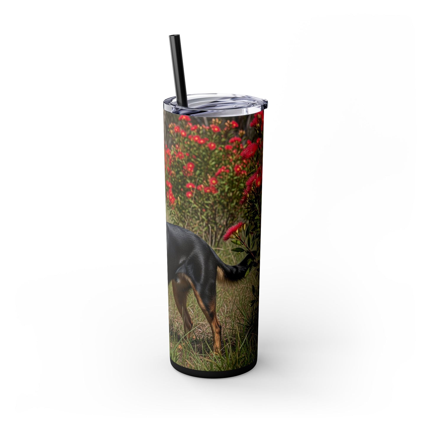 Australian Kelpie Tumbler with Straw, 20oz