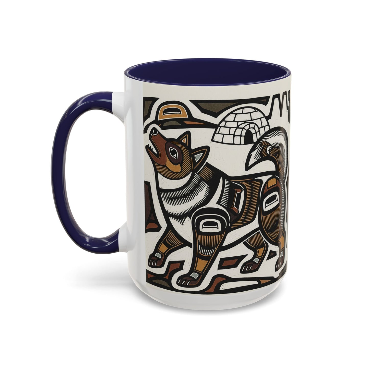 Canadian Eskimo Dog Accent Coffee Mug - Perfect Gift for Dog Lovers
