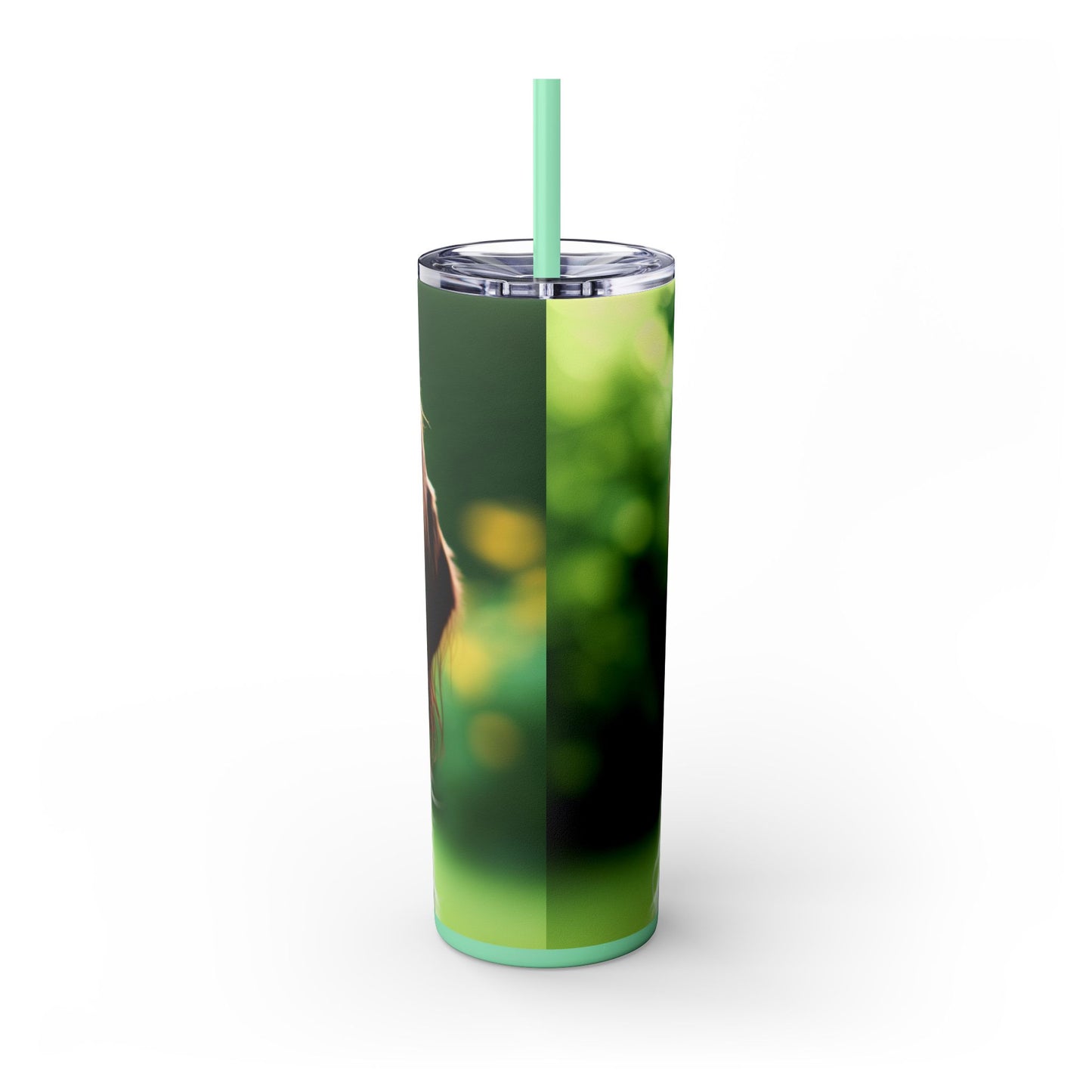 German Wirehaired Pointer Tumbler with Straw, 20oz