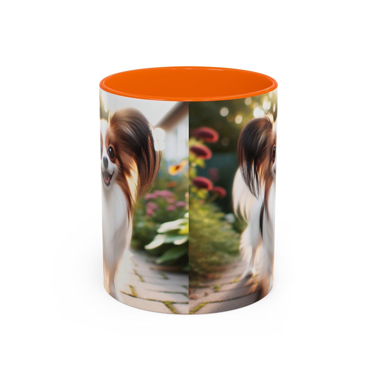 Papillon Accent Coffee Mug - Perfect Gift for Dog Lovers