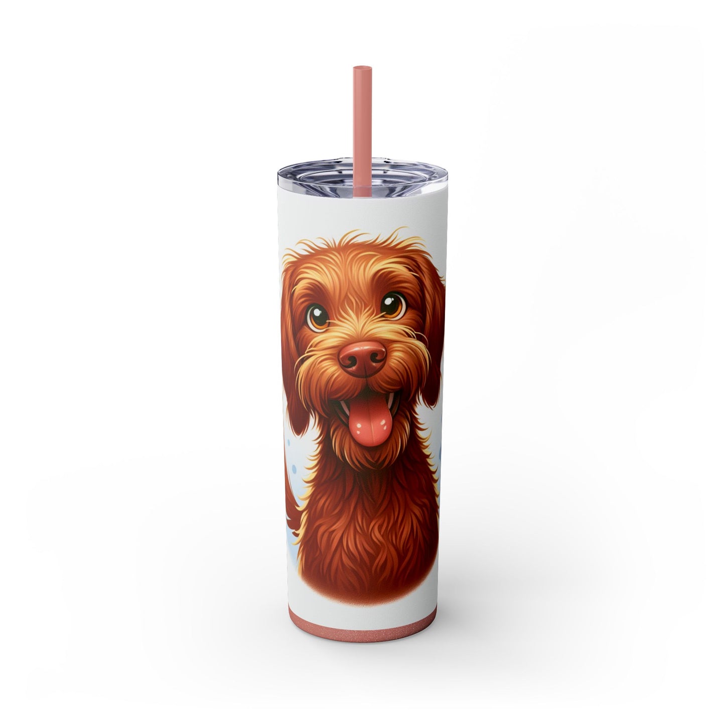 Hungarian Wirehaired Vizsla Tumbler with Straw, 20oz