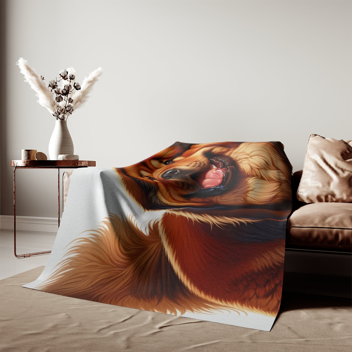 Tibetan Mastiff Sweatshirt Blanket
