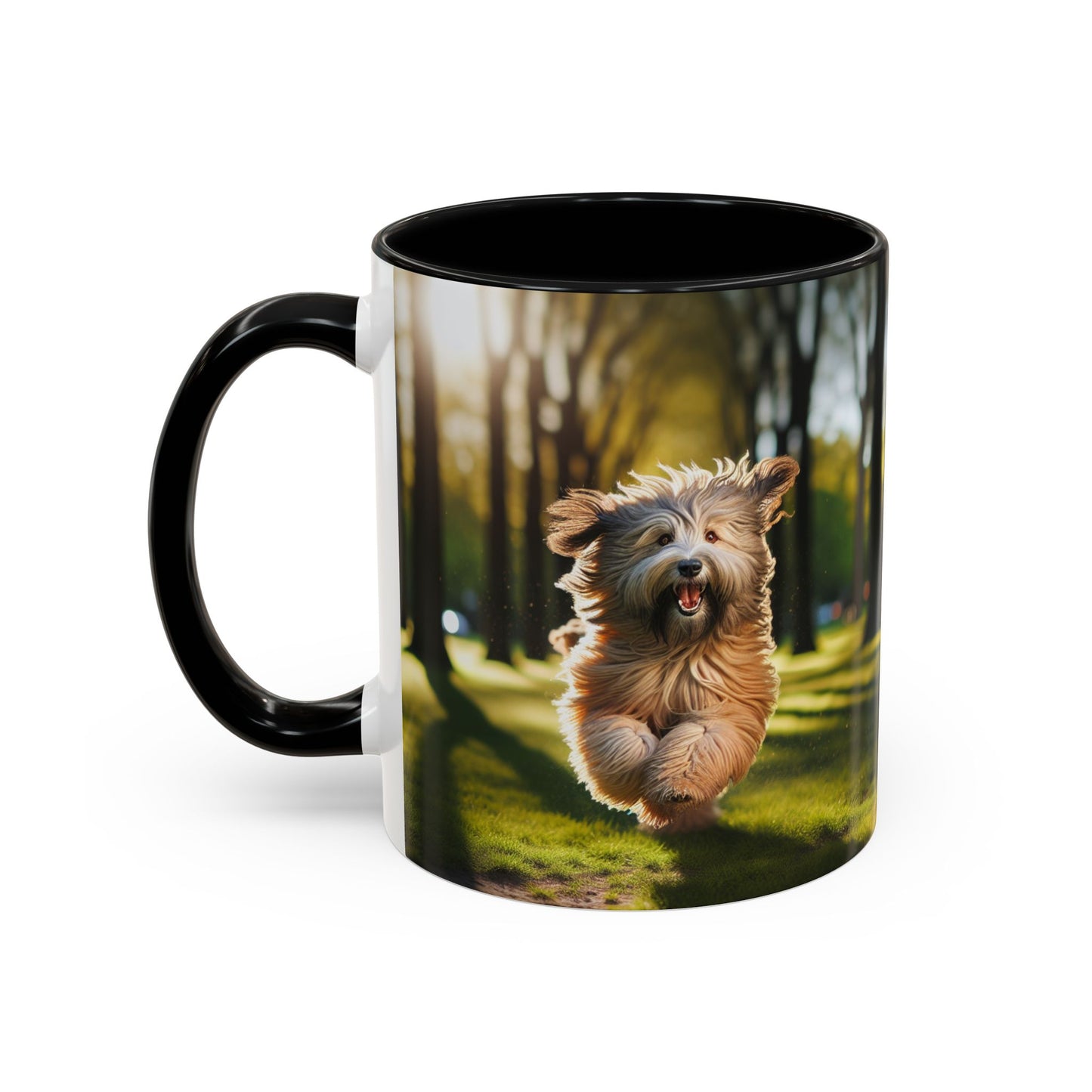 Polish Lowland Sheepdog Accent Coffee Mug - Perfect Gift for Dog Lovers