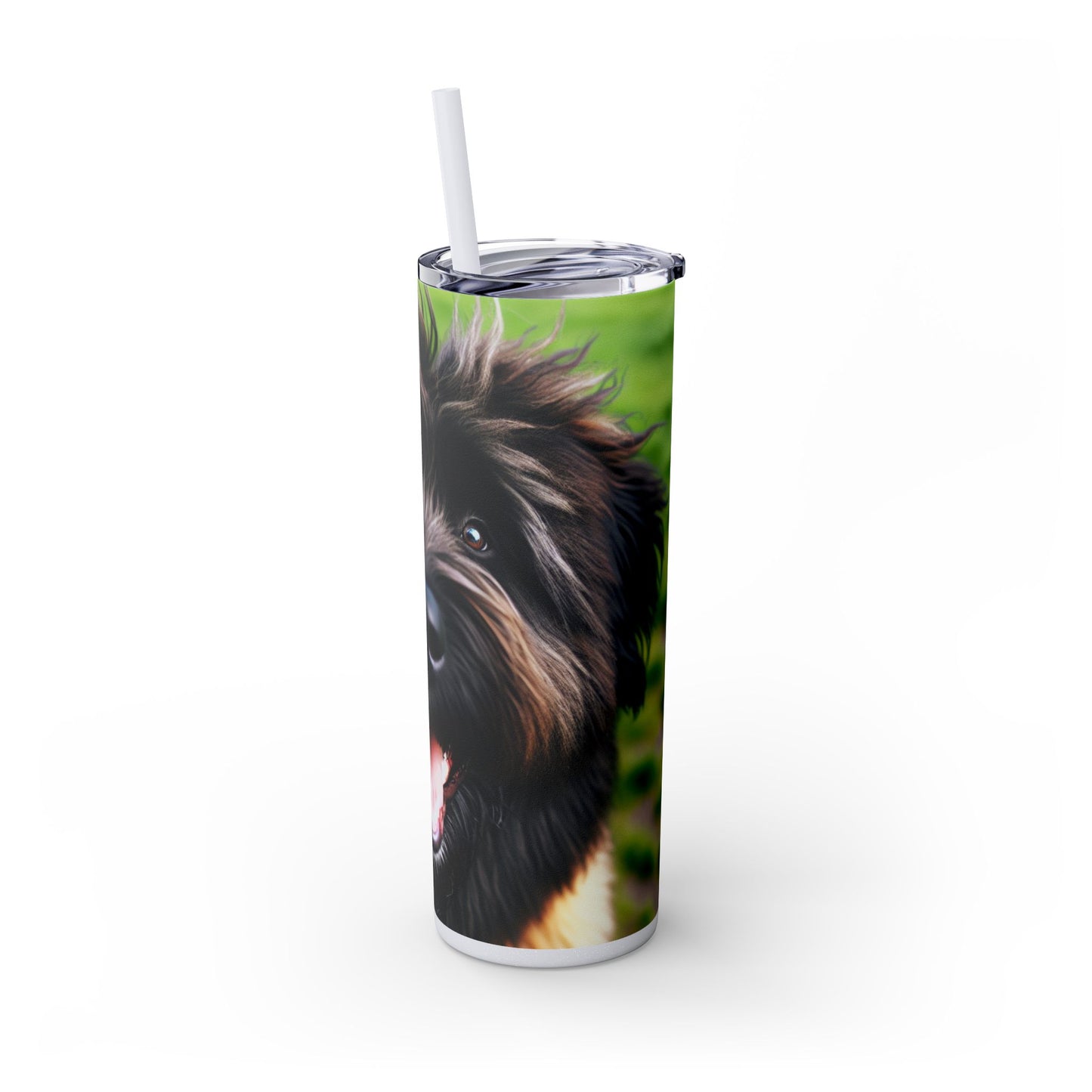 Bouvier des Ardennes Tumbler with Straw, 20oz