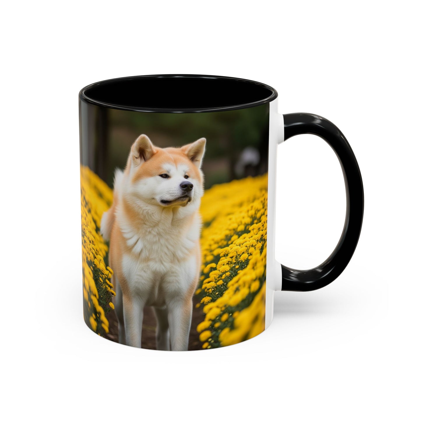Japanese Akitainu Accent Coffee Mug - Perfect Gift for Dog Lovers