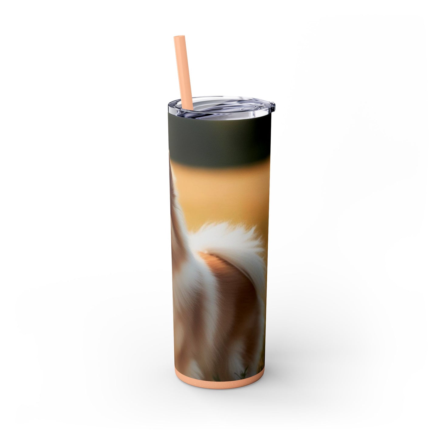 Keeshond Tumbler with Straw, 20oz
