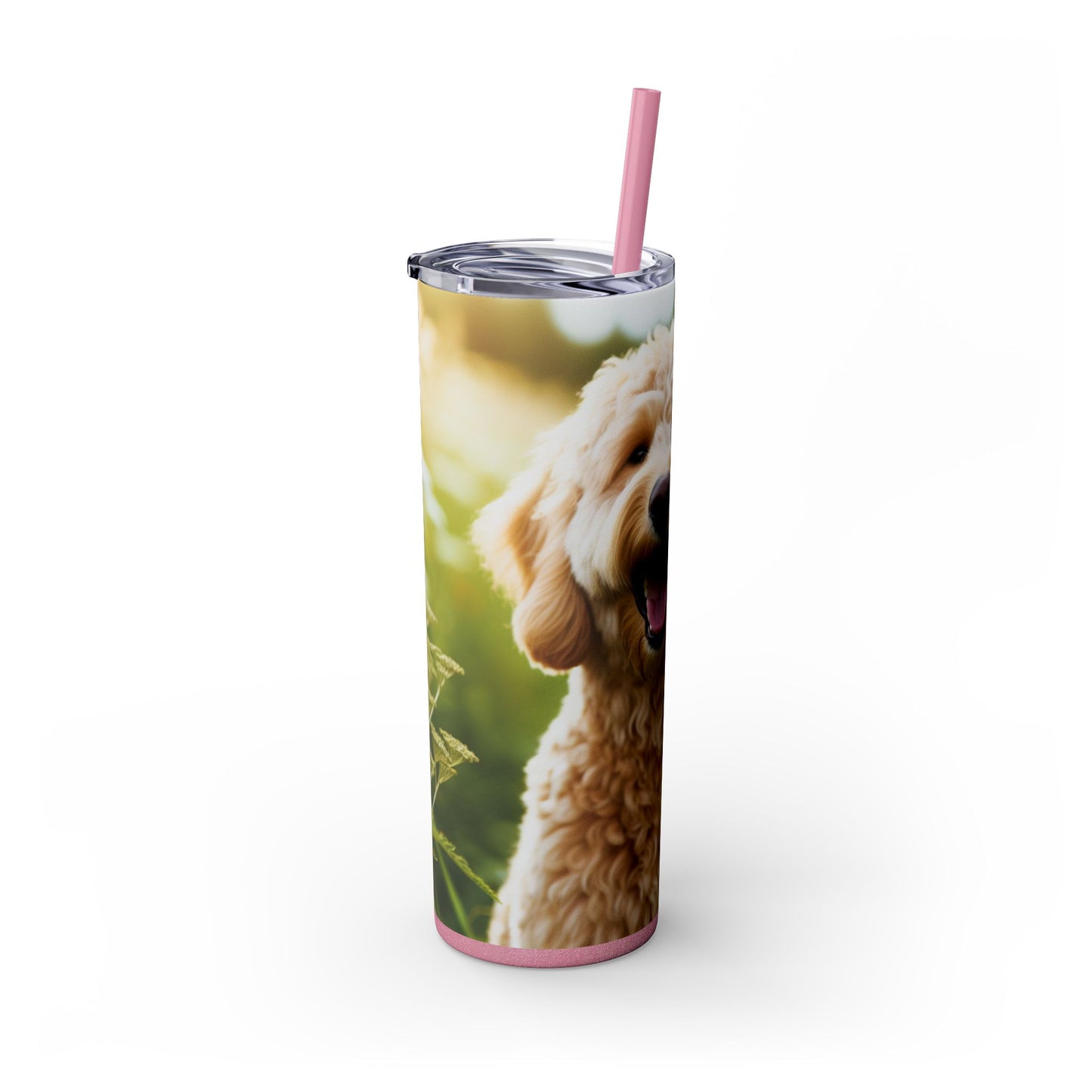 Labradoodle Tumbler with Straw, 20oz