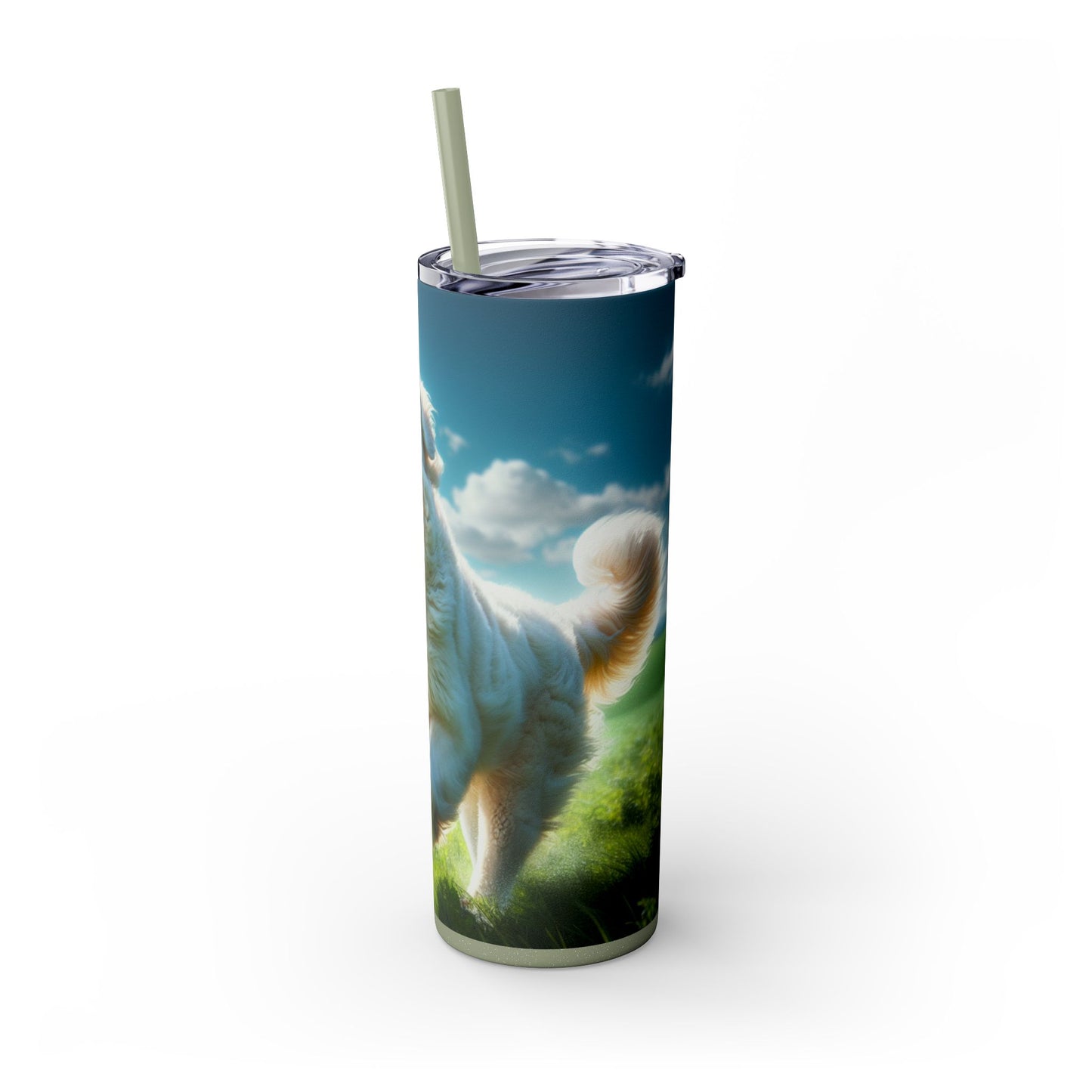 Kuvasz Tumbler with Straw, 20oz