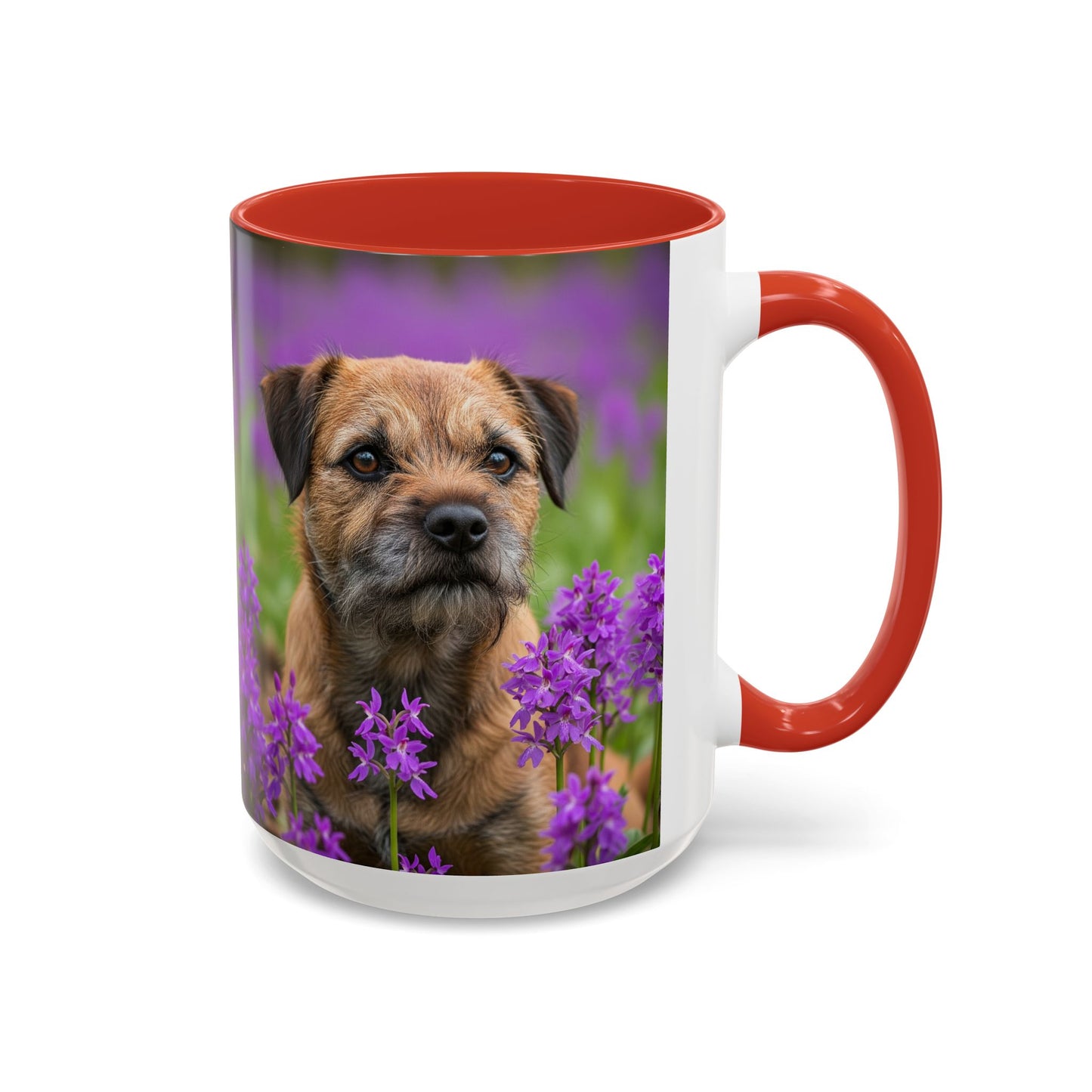 Border Terrier Accent Coffee Mug - Perfect Gift for Dog Lovers
