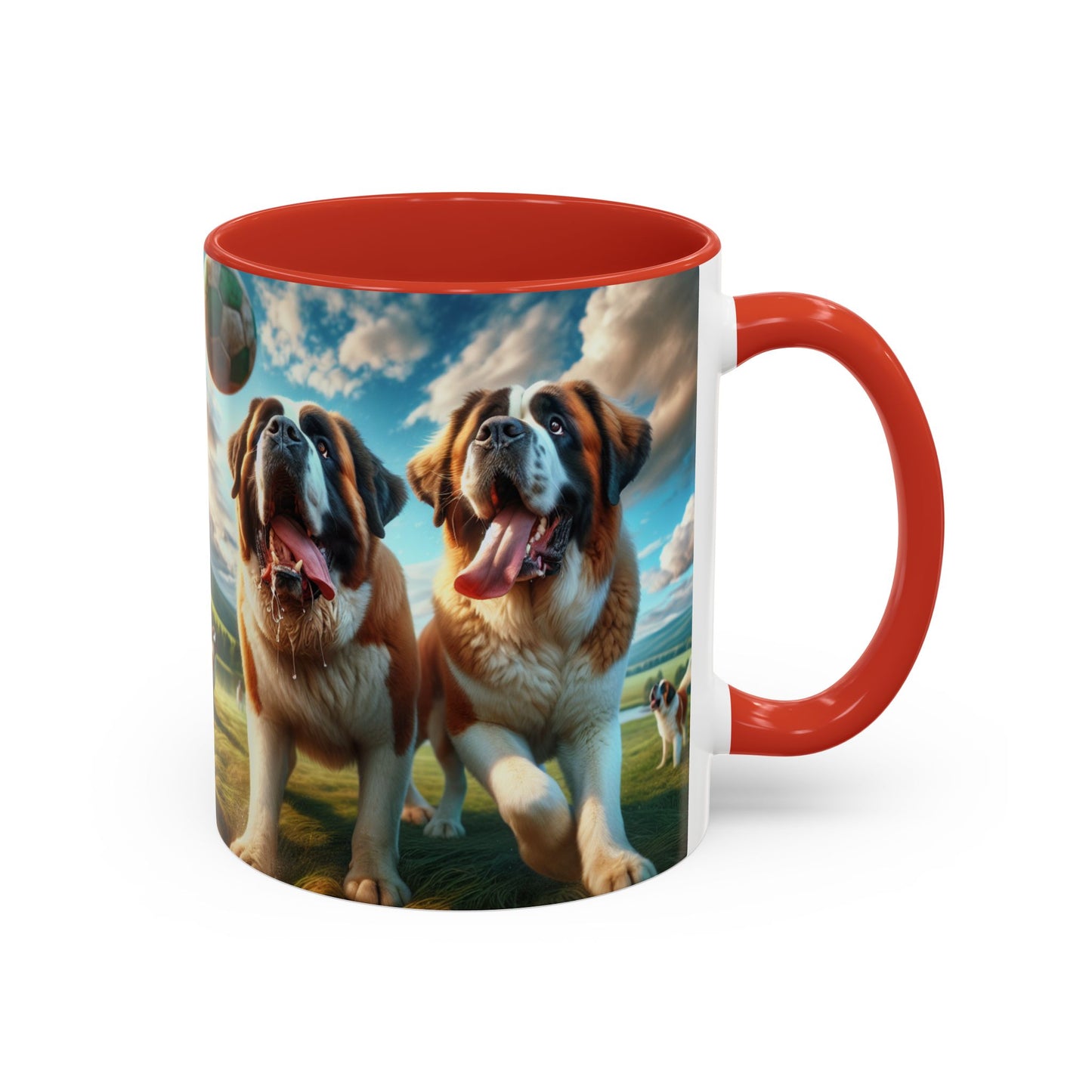 Saint Bernard Accent Coffee Mug - Perfect Gift for Dog Lovers