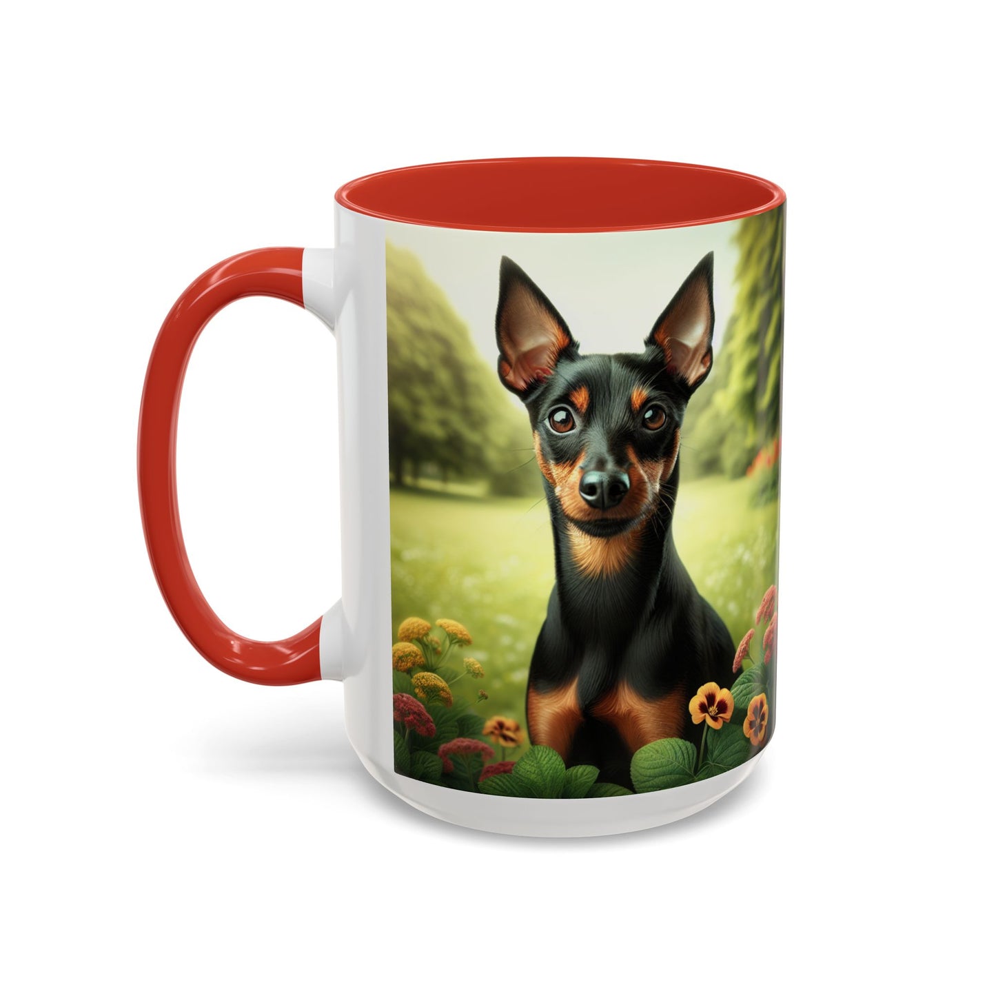 Manchester Terrier Accent Coffee Mug - Perfect Gift for Dog Lovers