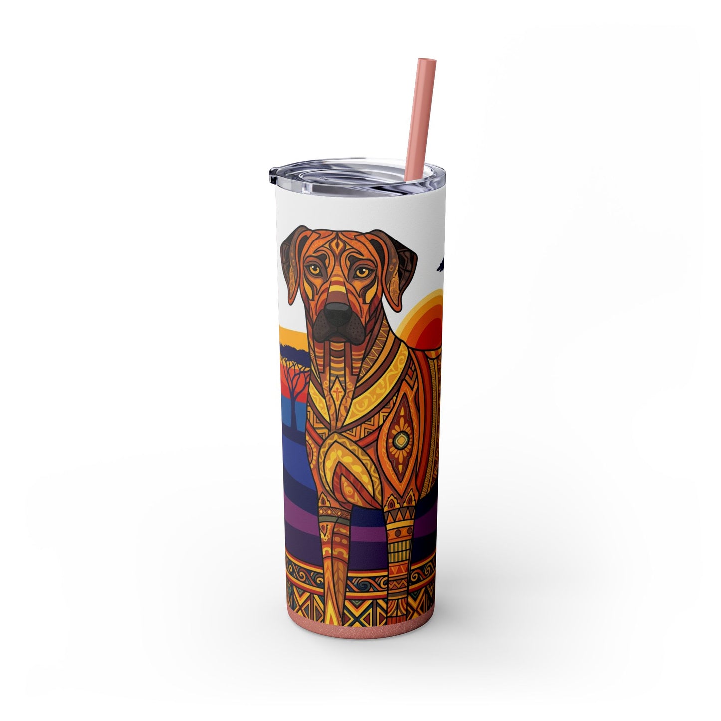 Rhodesian Ridgeback Tumbler with Straw, 20oz