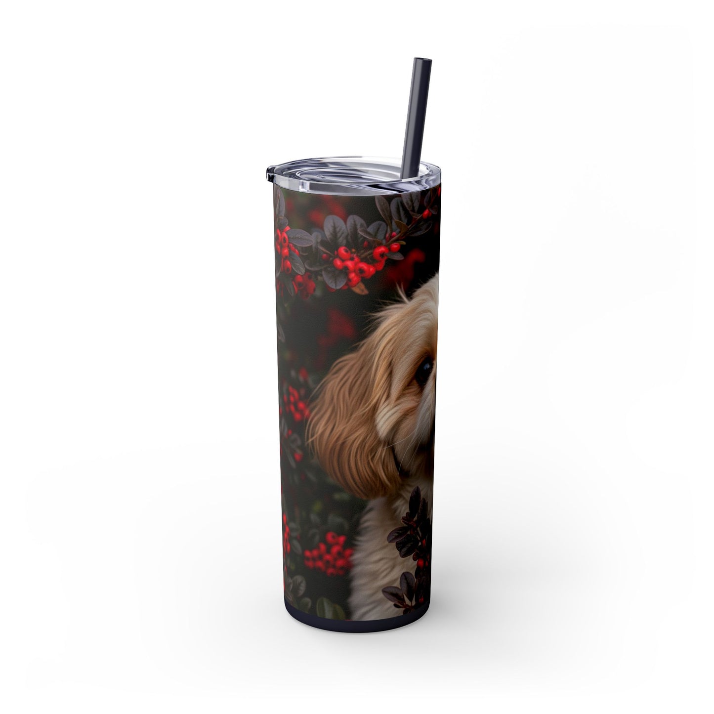 Pekapoo Tumbler with Straw, 20oz